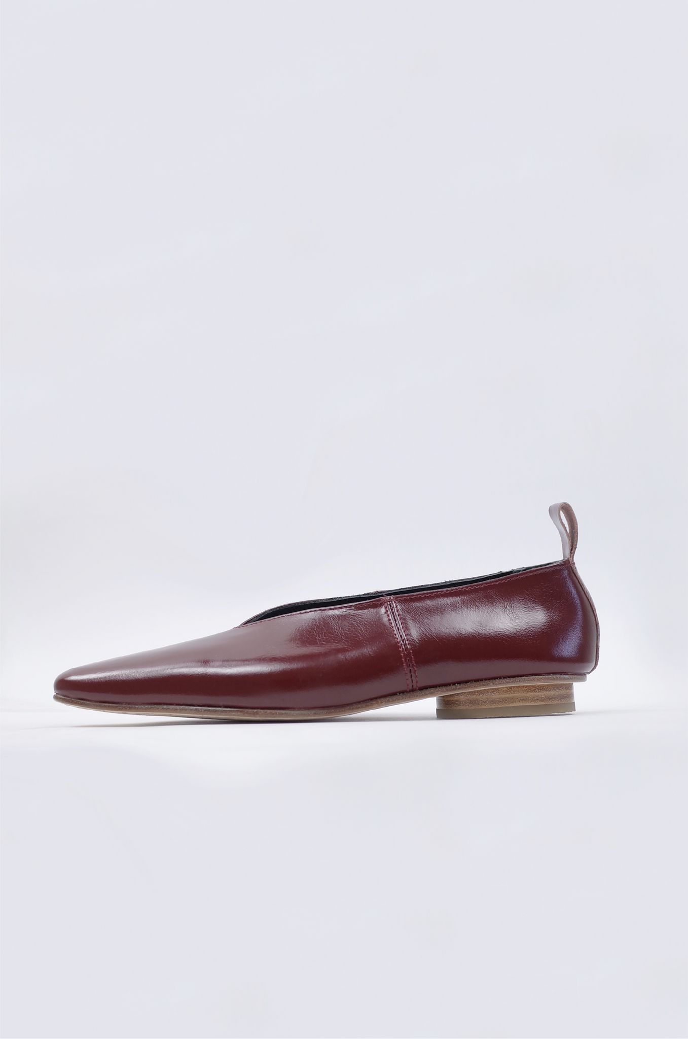 Craftsman Made Leather100% Flats Red Brown