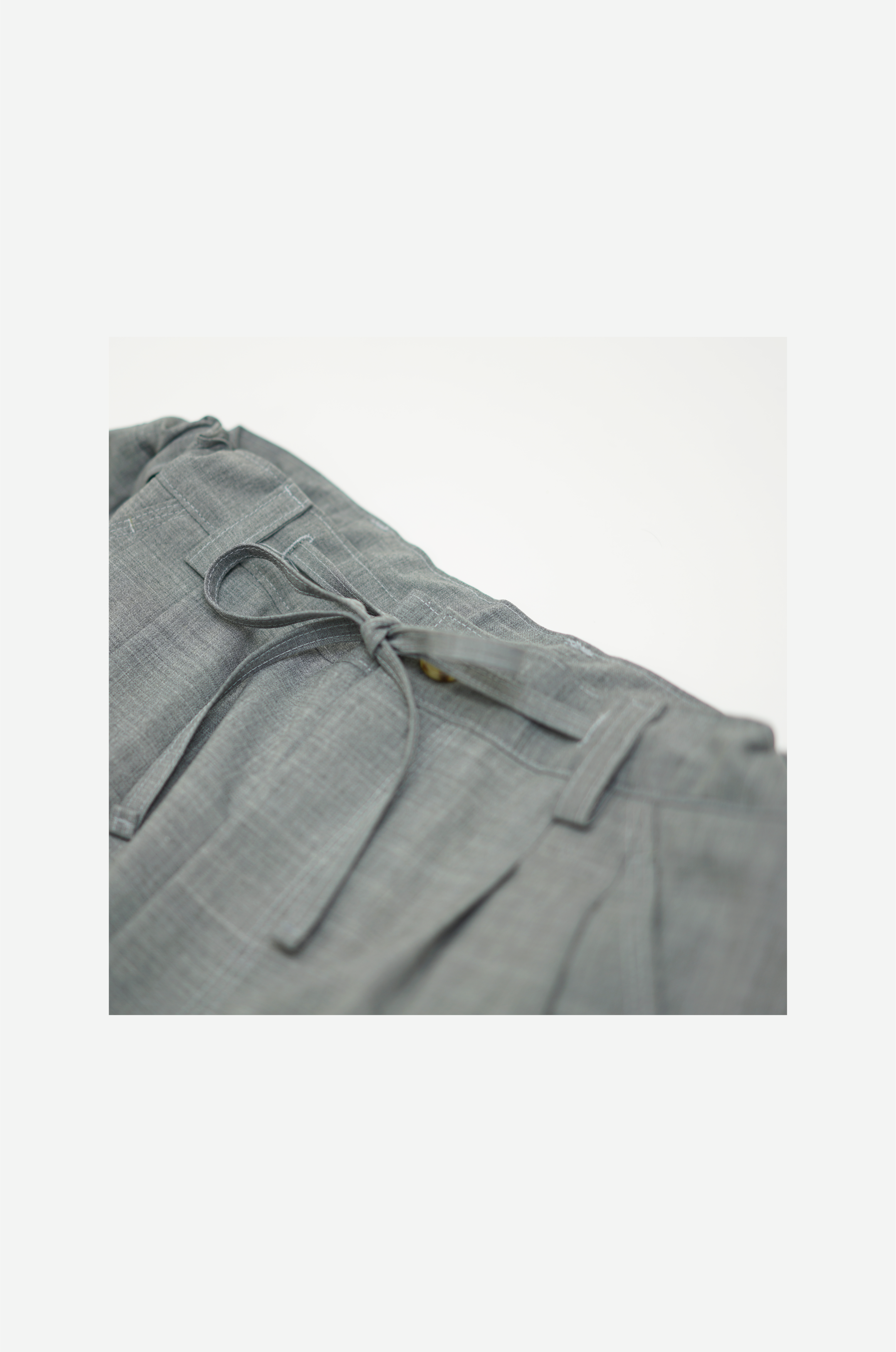 Dual wide pants “Grey”