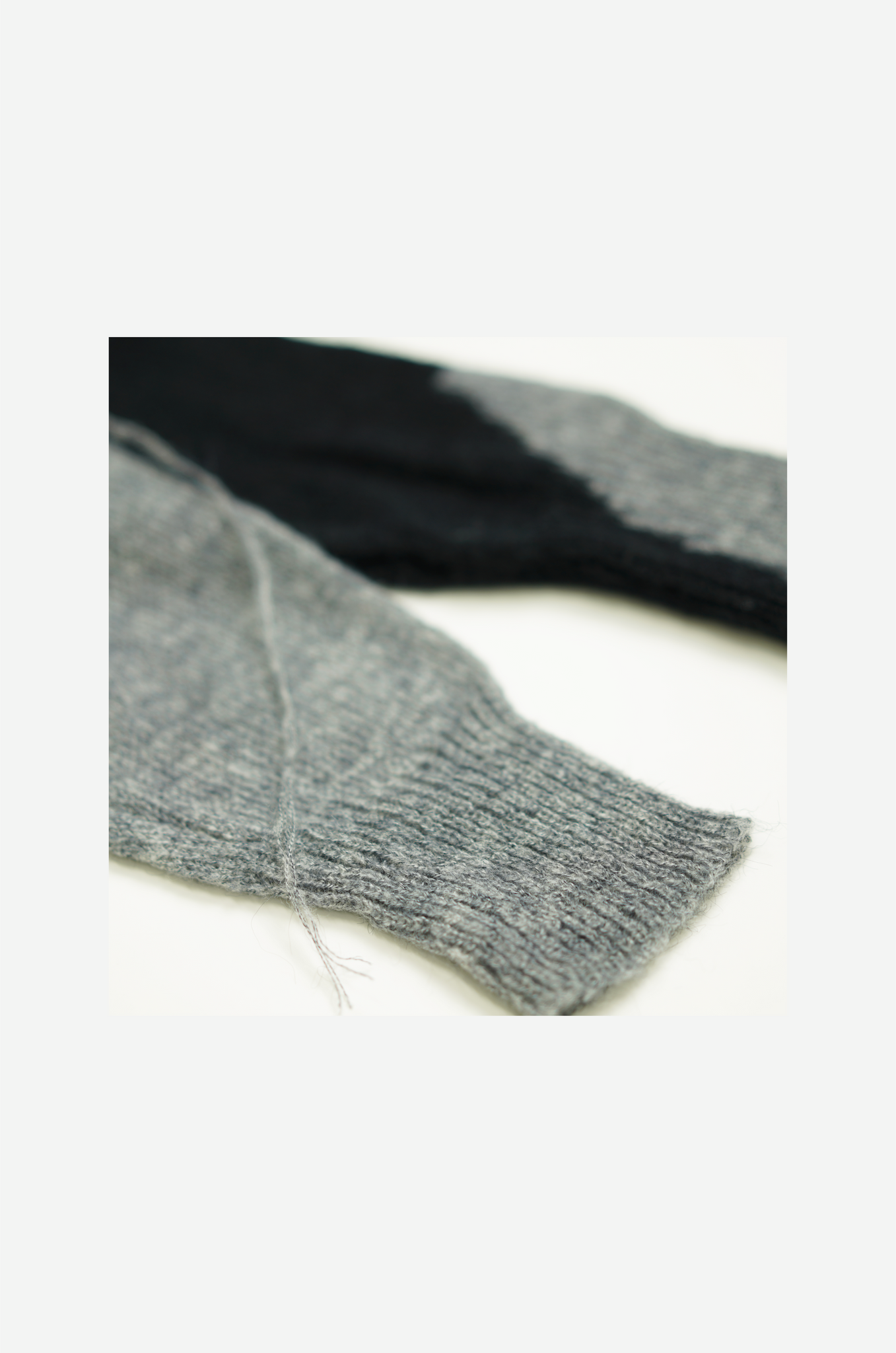 Patchwork Green Knit