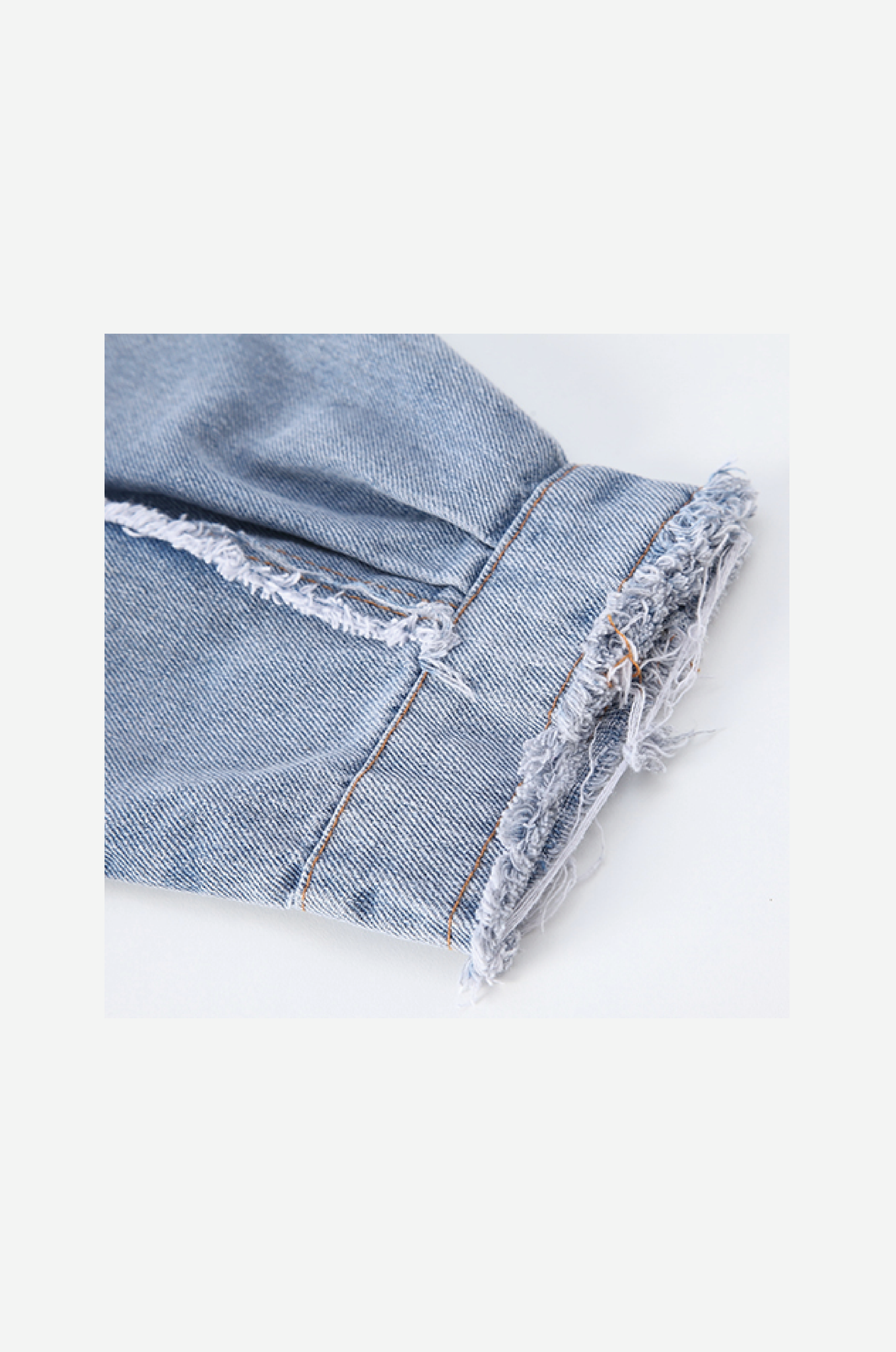 Denim Patchwork Pullover Sweater