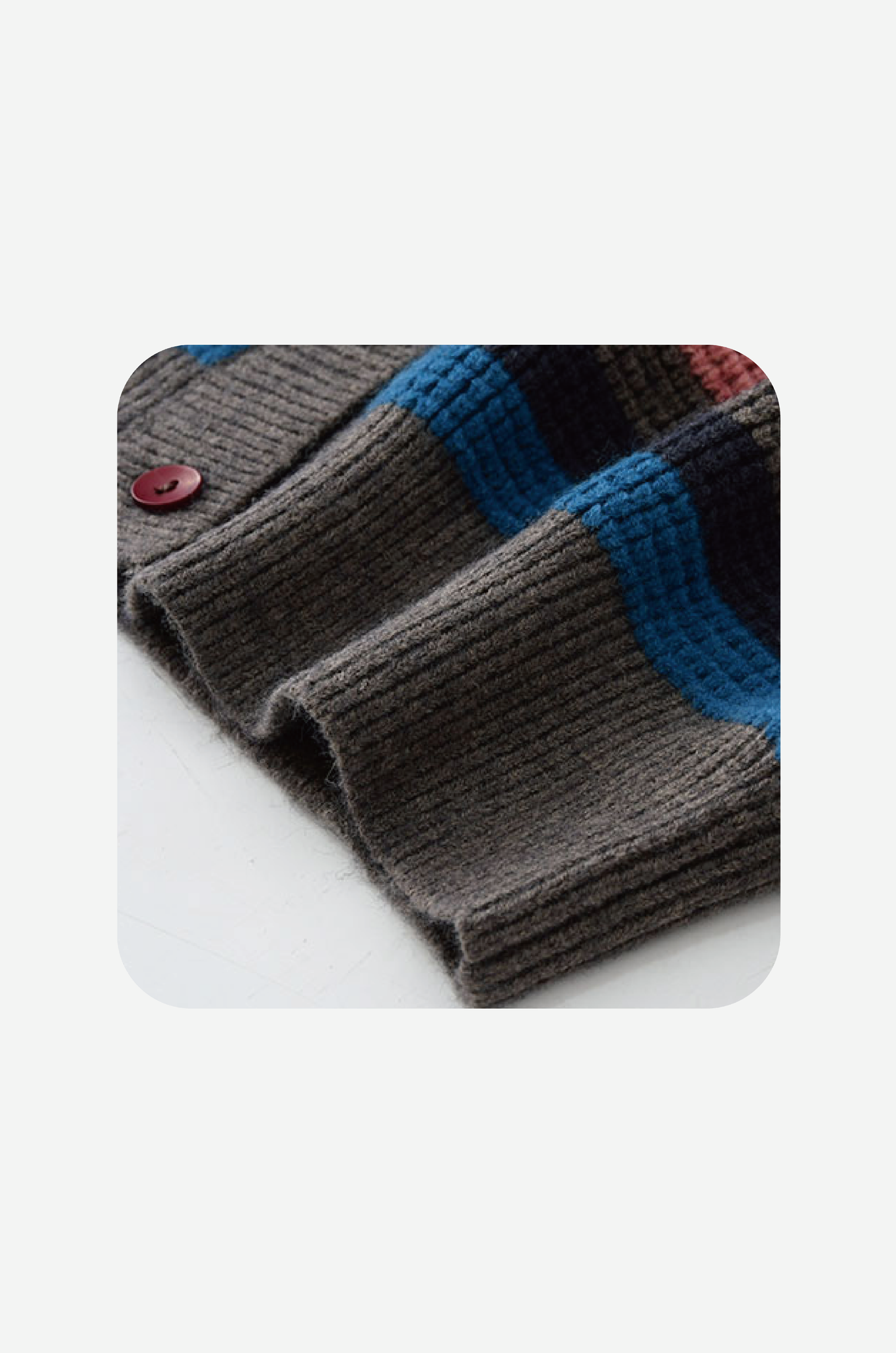 Mix Color Knit Cardigan