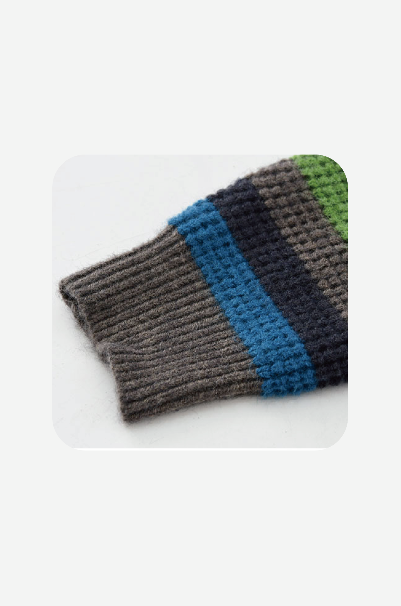 Mix Color Knit Cardigan
