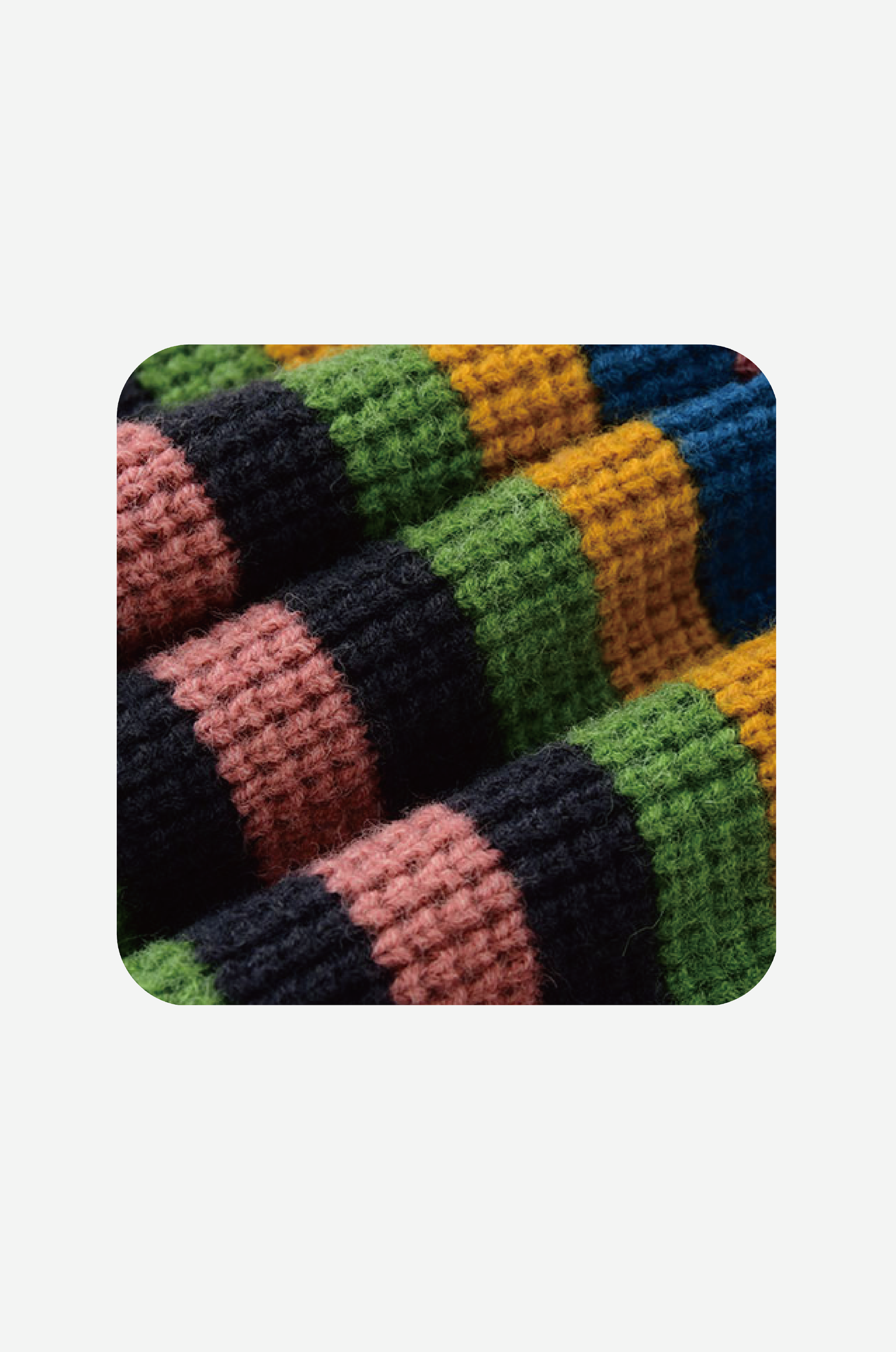 Mix Color Knit Cardigan