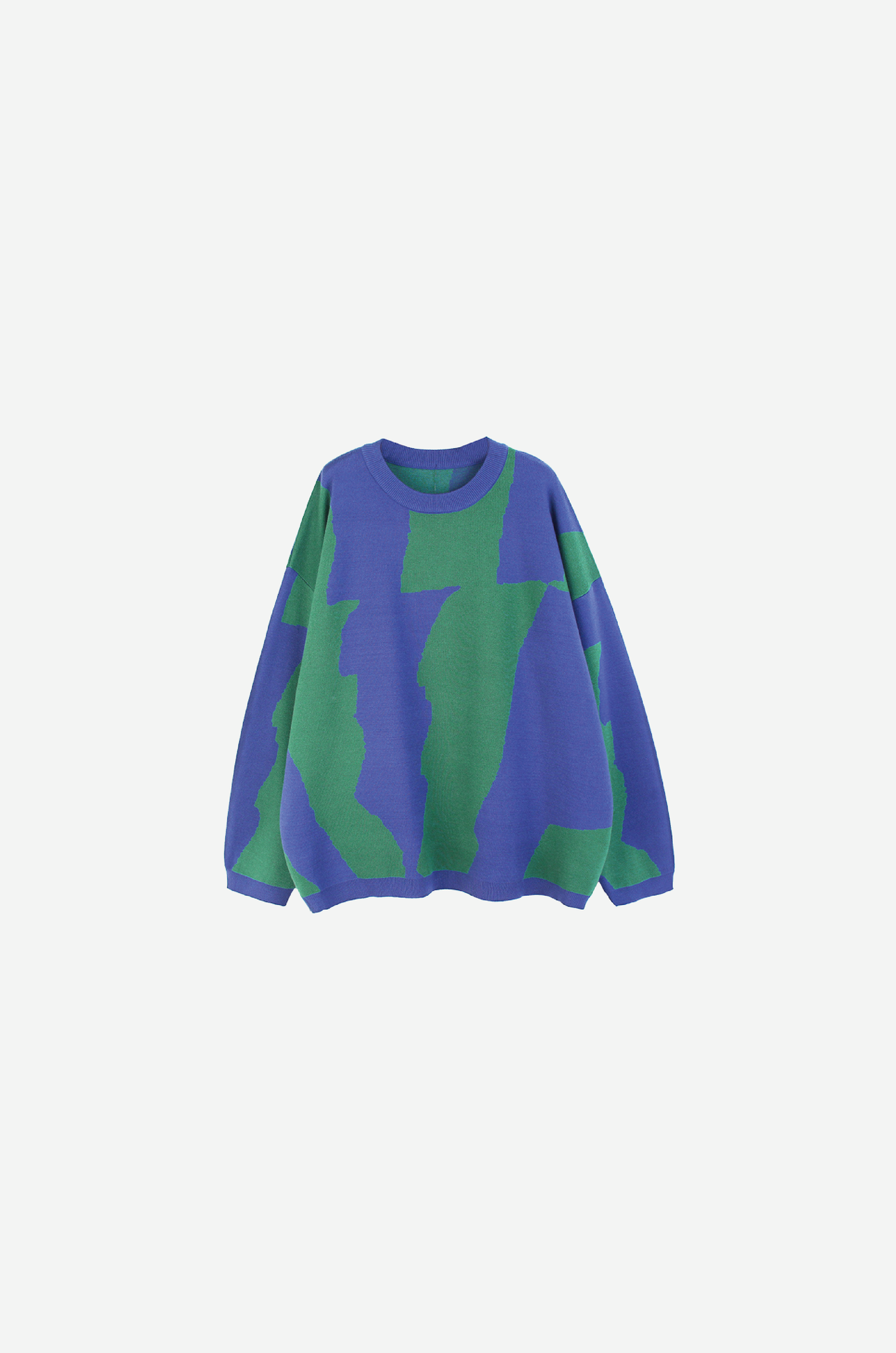Contrast Color Knit Set-Up