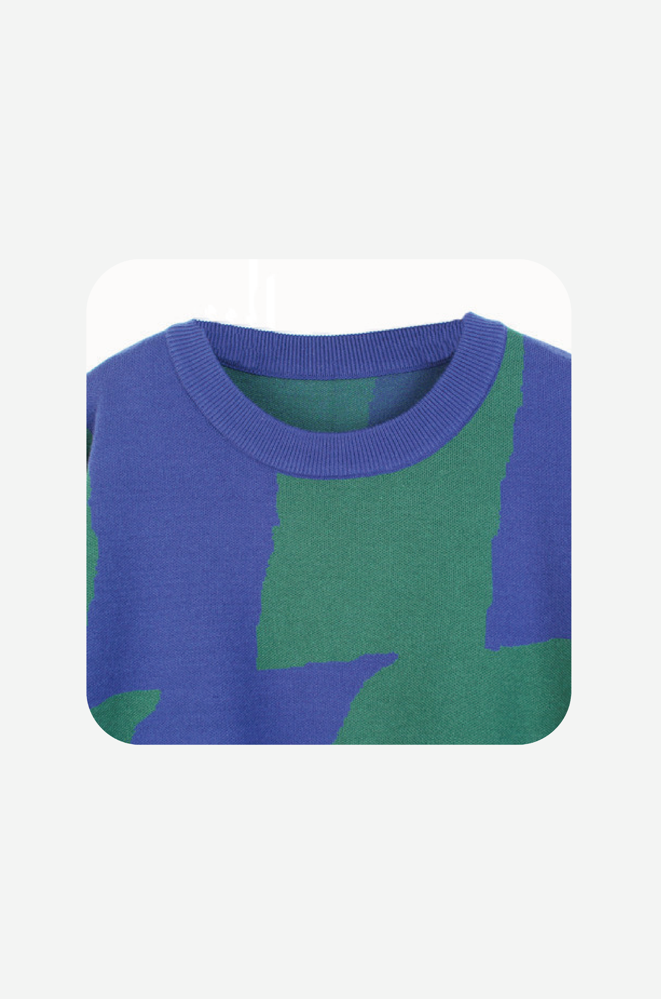Contrast Color Knit Set-Up