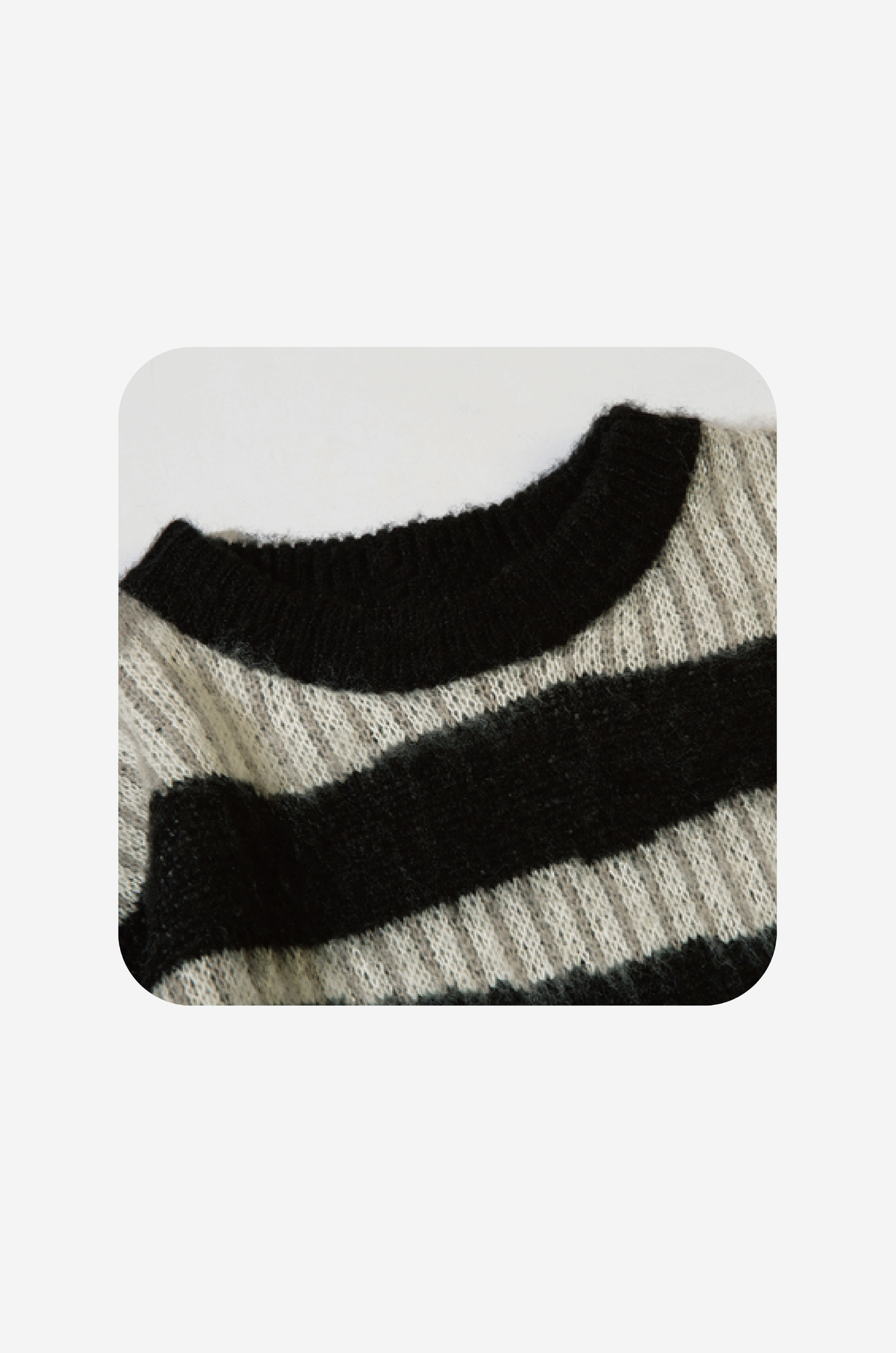 Irregular Stripe Pullover Knit