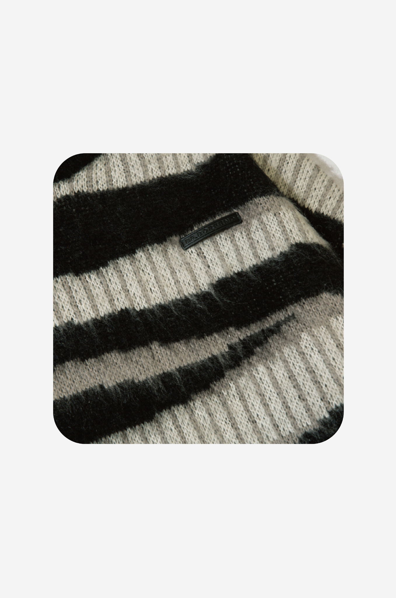 Irregular Stripe Pullover Knit