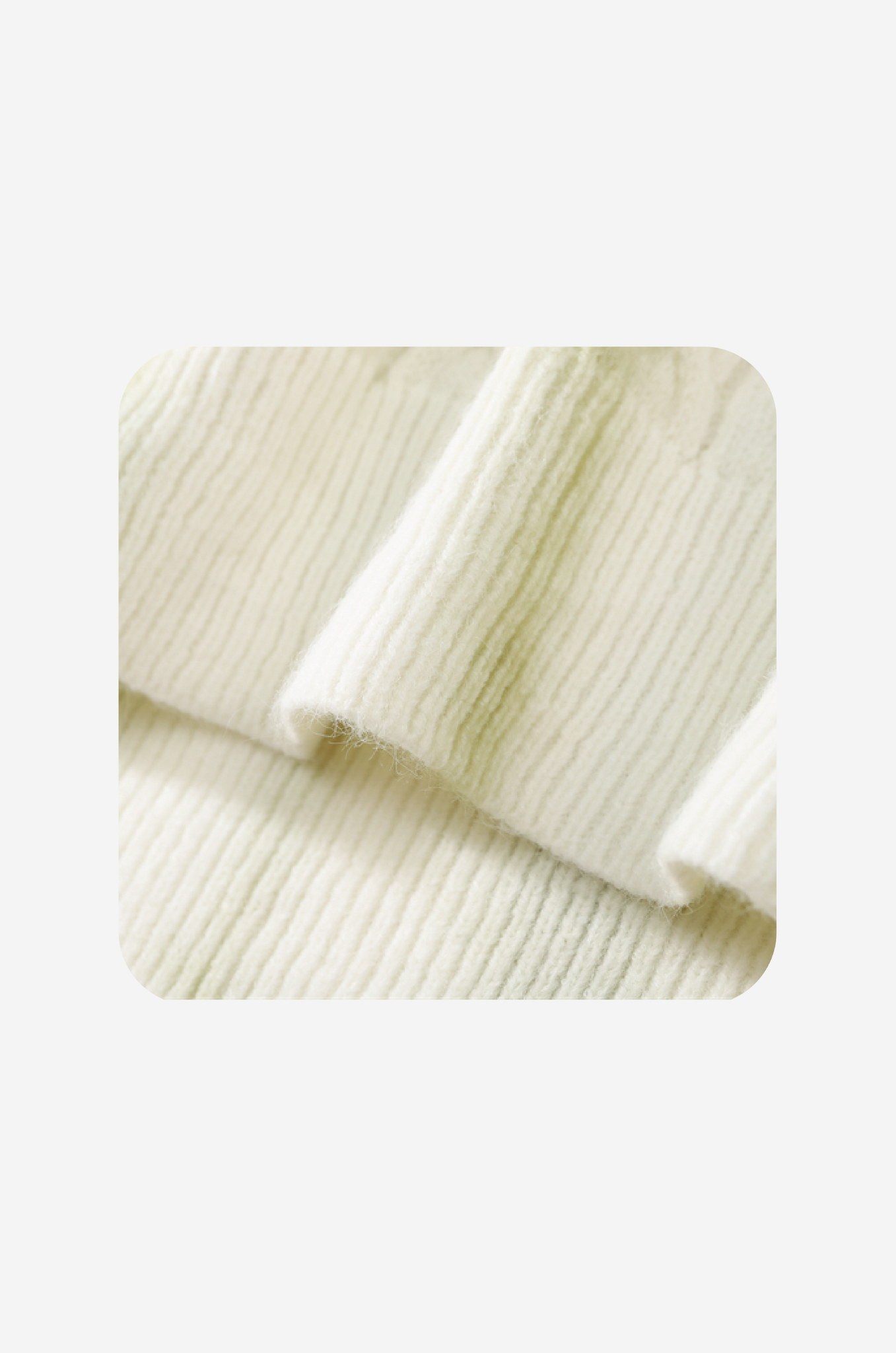 Gradient Dyeing Round Collar Knit
