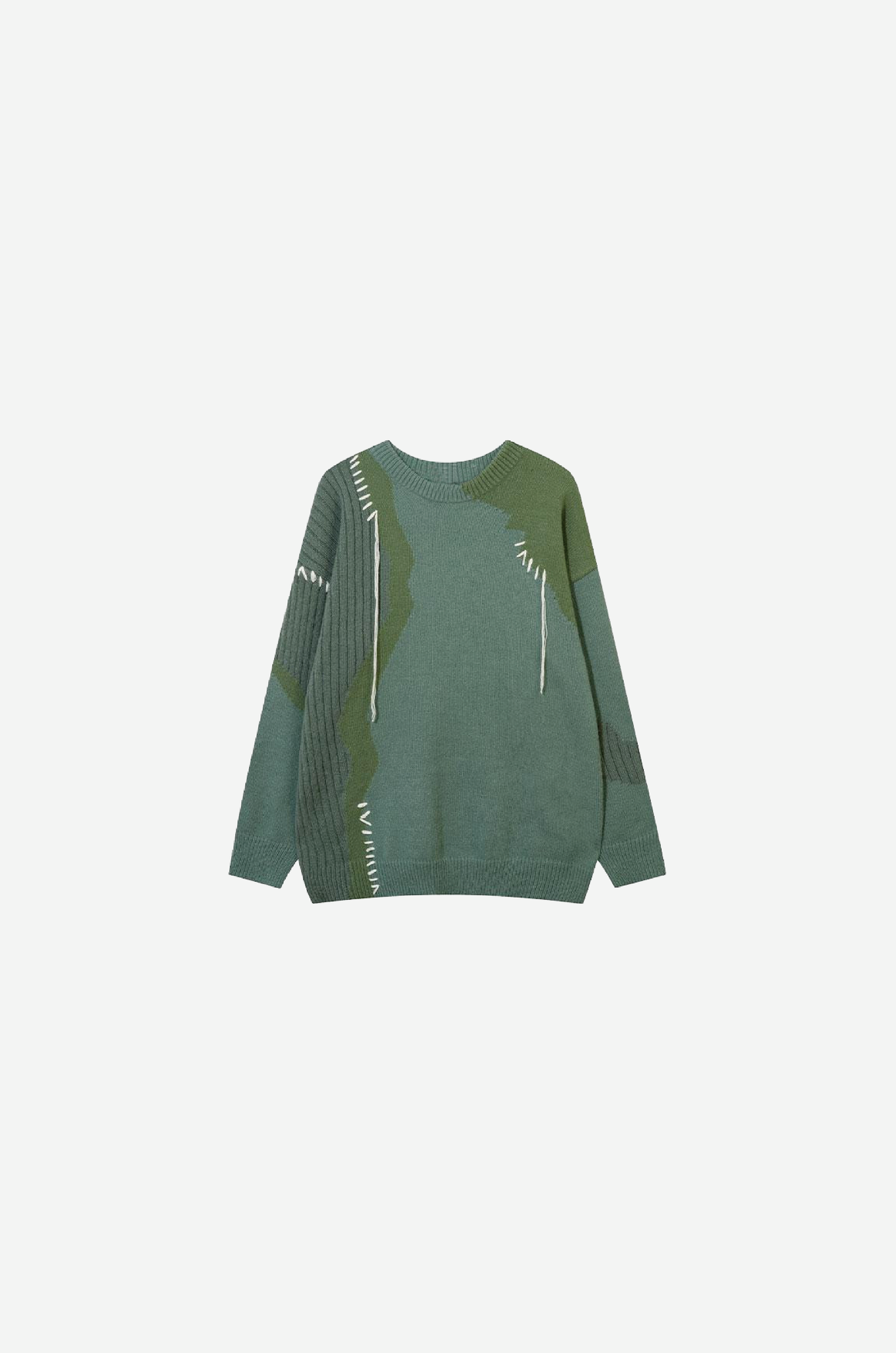 Color Block Pullover Sweater