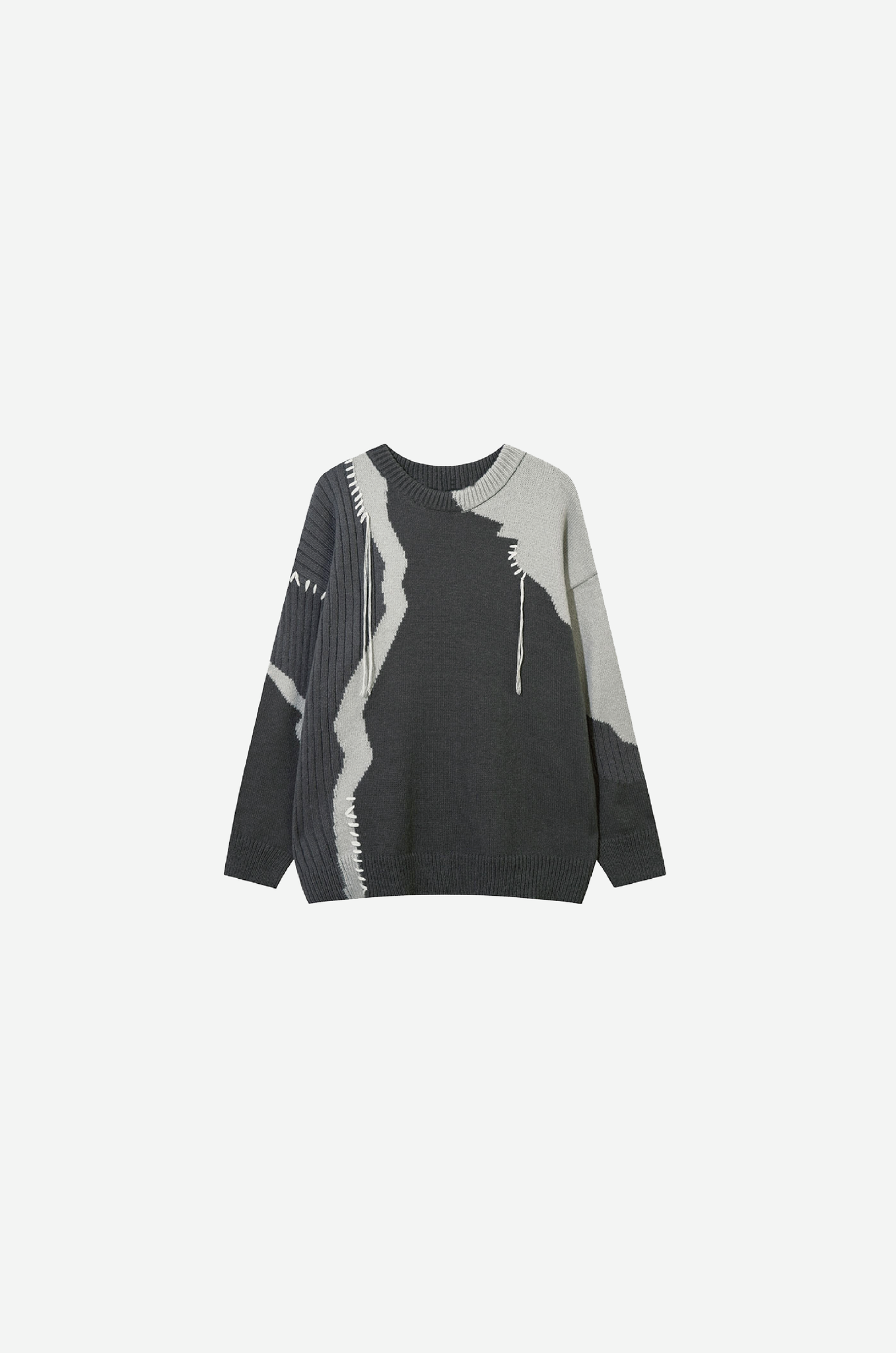 Color Block Pullover Sweater