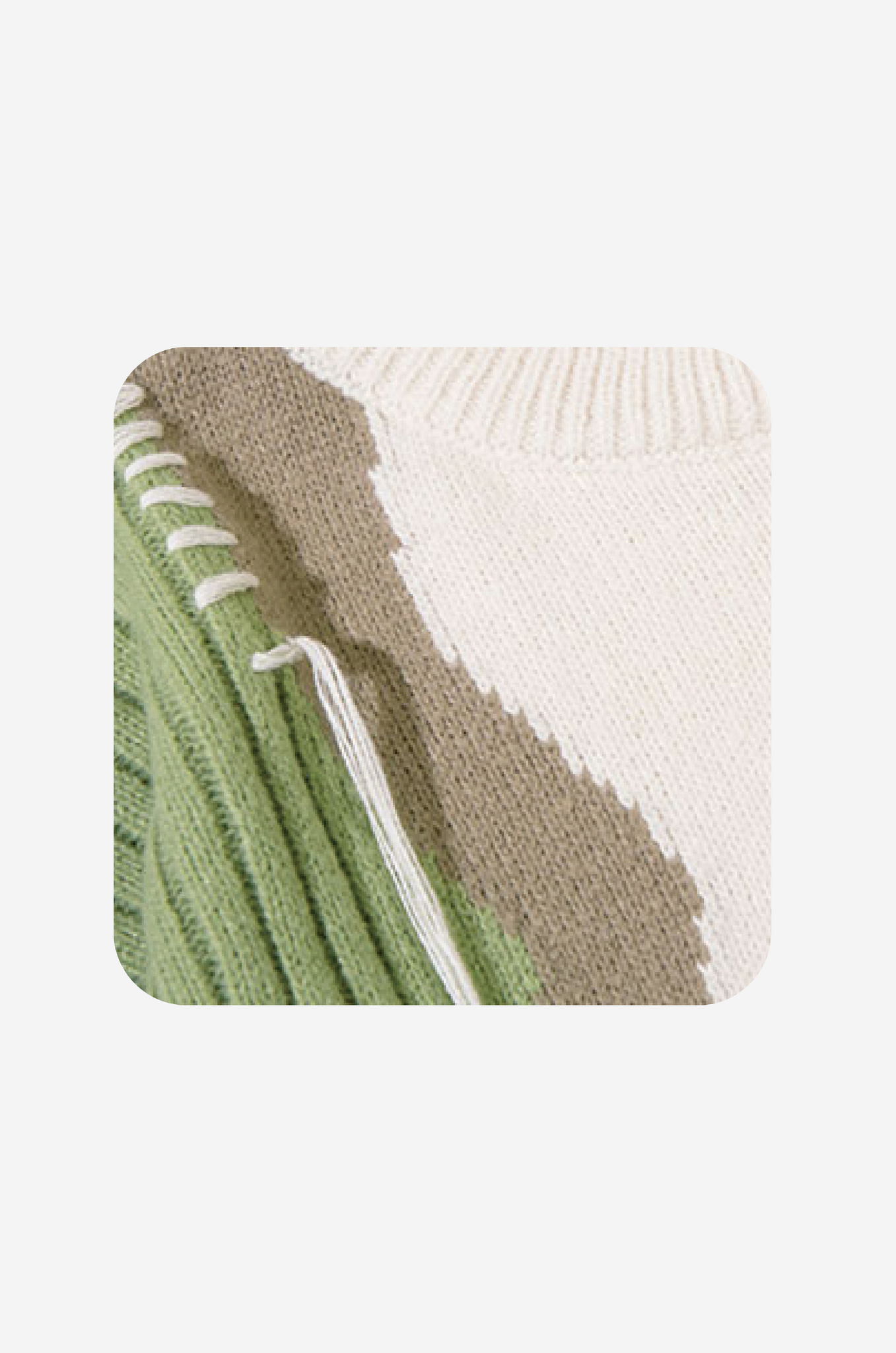 Color Block Pullover Sweater