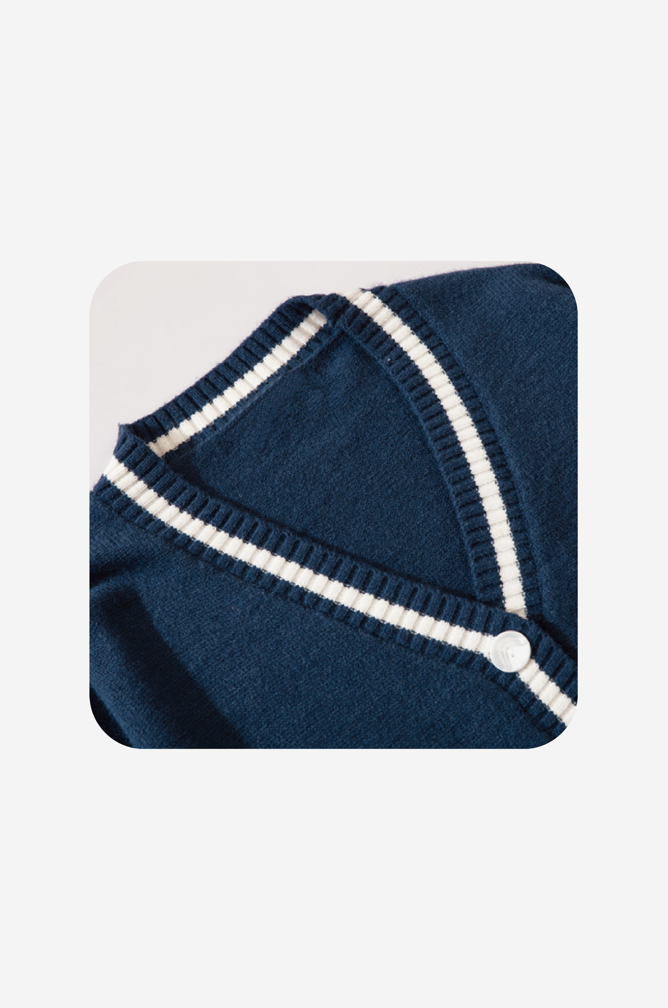 Preppy Style Knit Cardigan