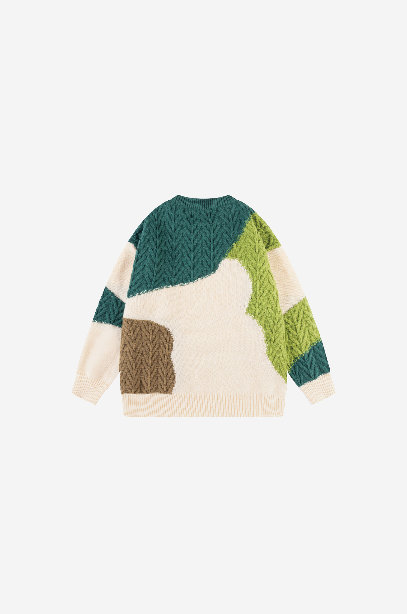 Color Patchwork Rib Knit