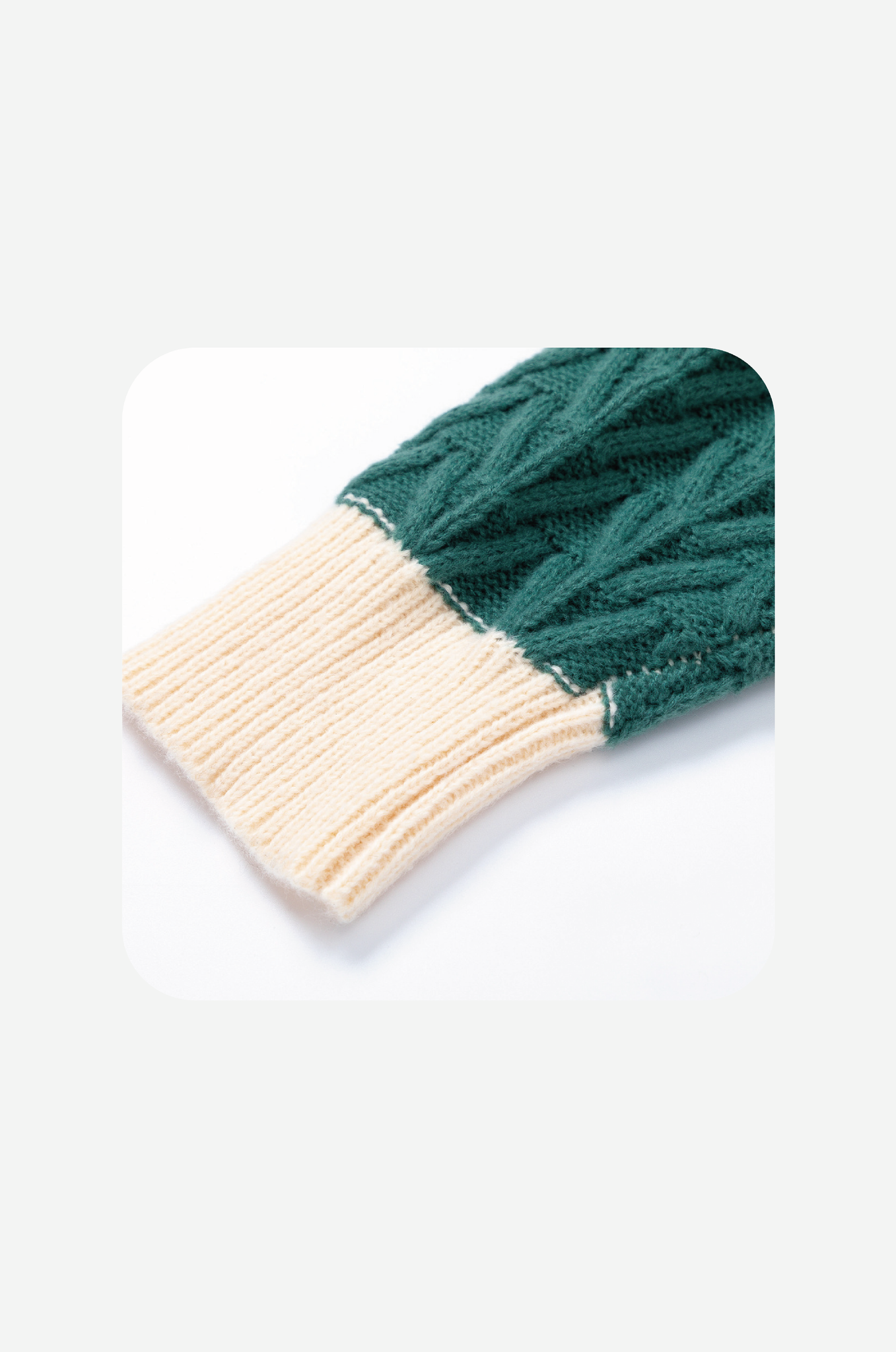 Color Patchwork Rib Knit