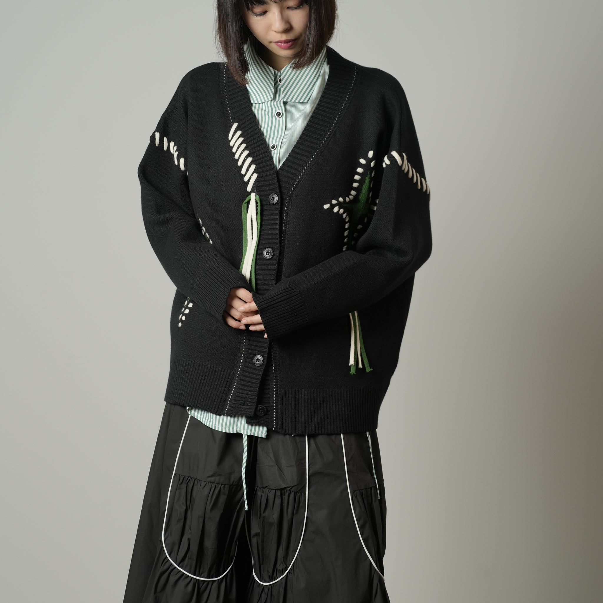 Rope Loose Knit Cardigan