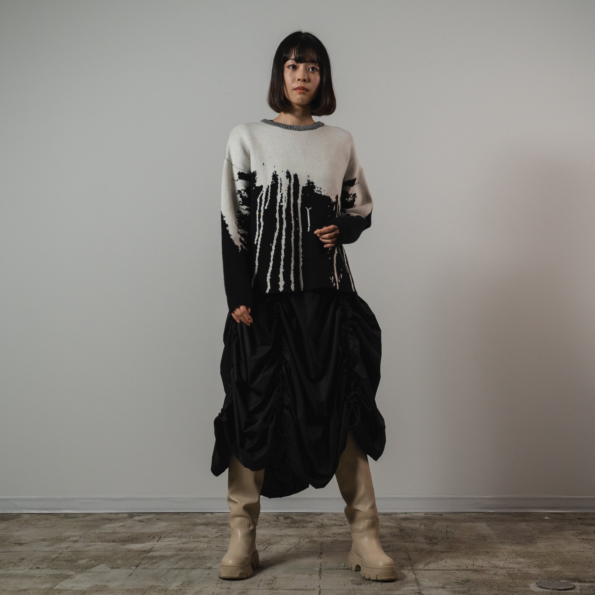 Patterned Pullover Sweater
