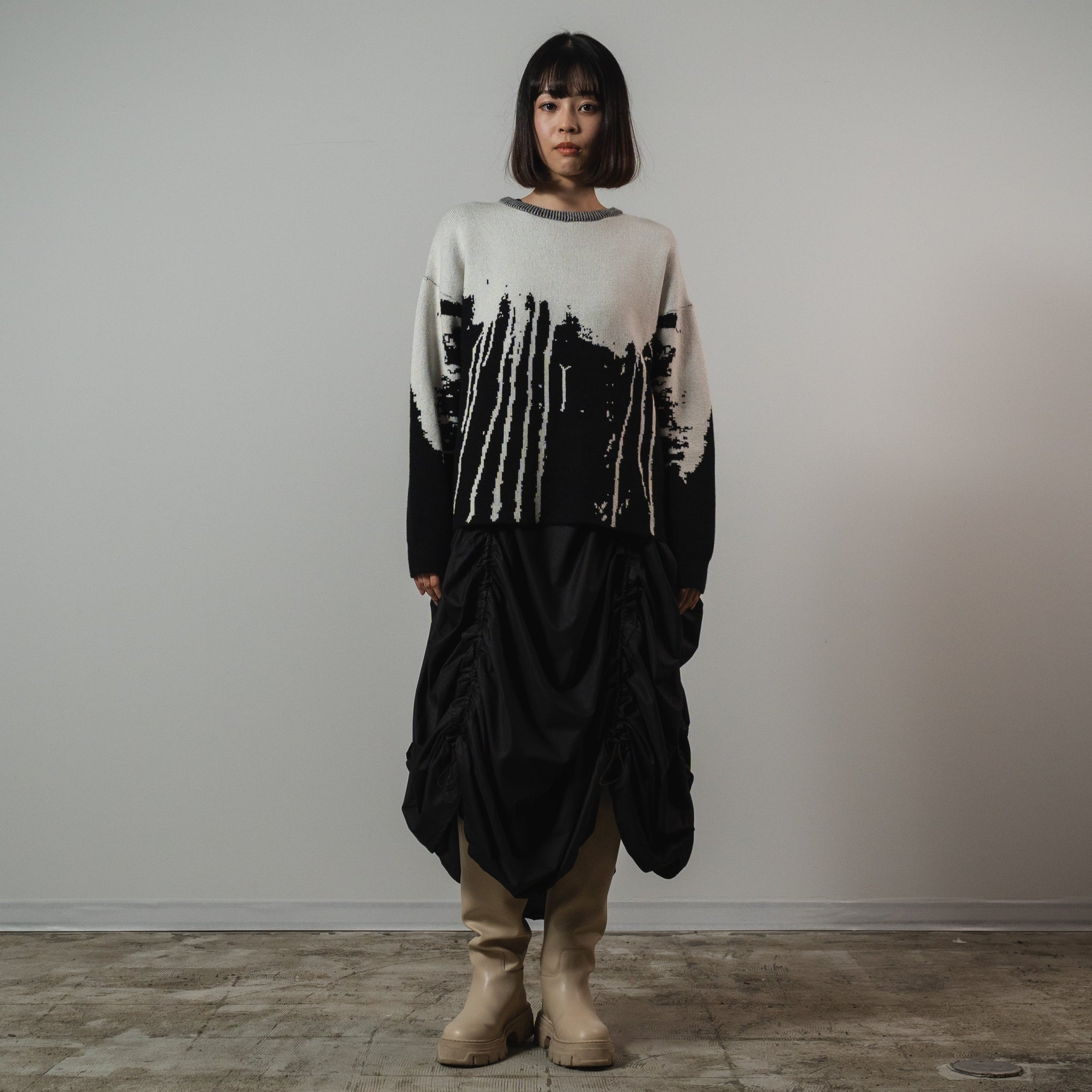 Patterned Pullover Sweater