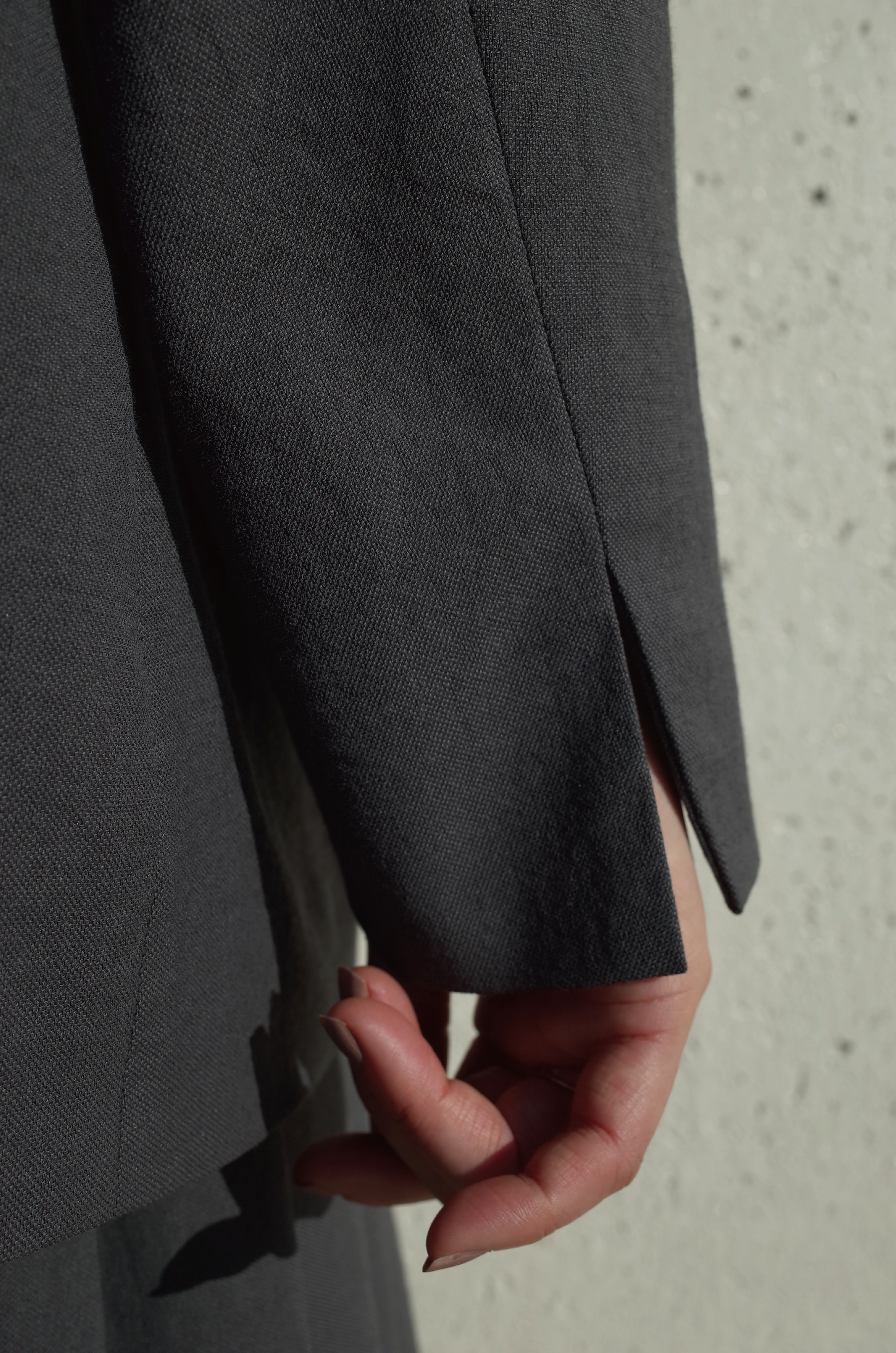 Linen Gray Fine Jacket