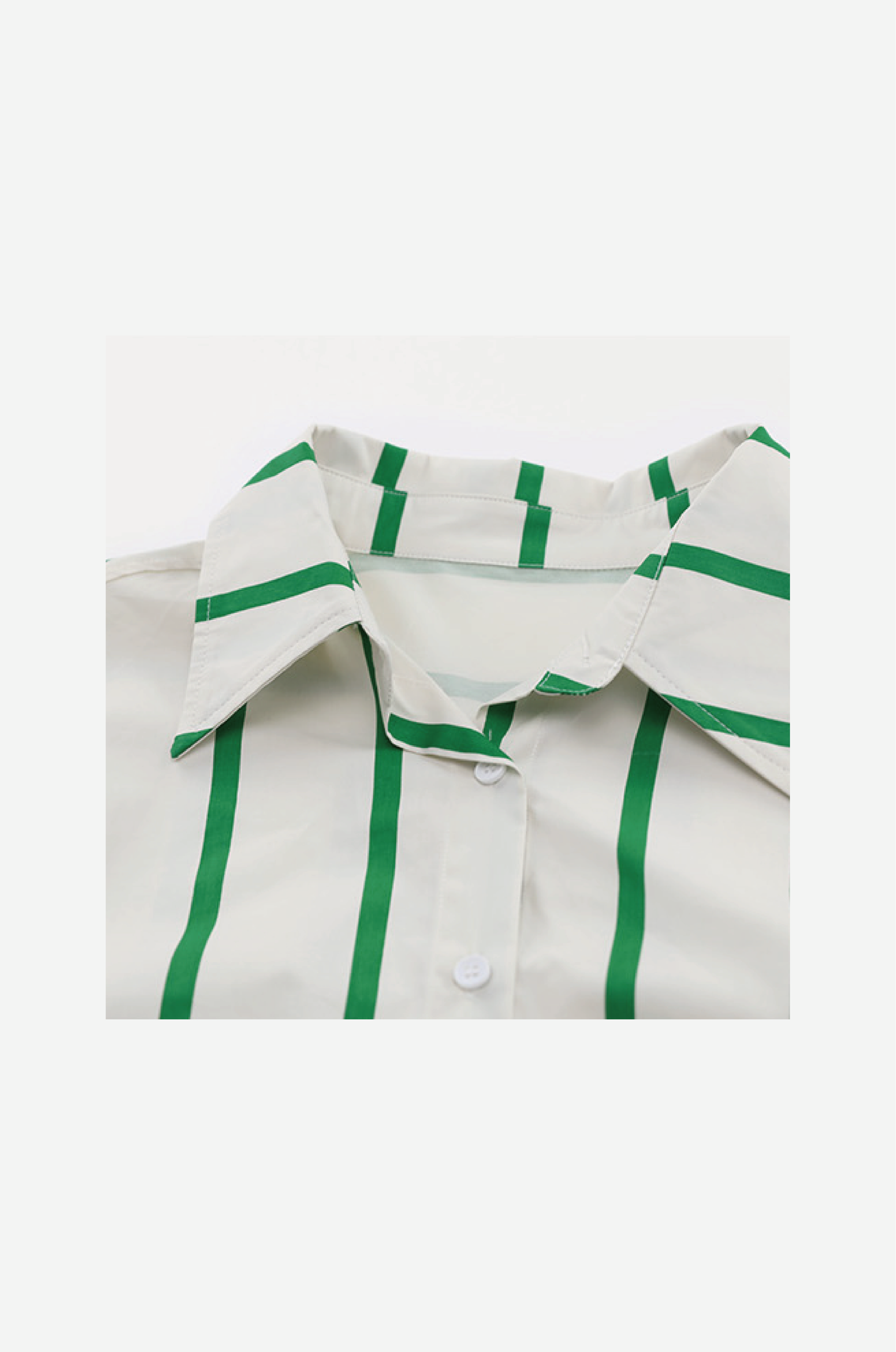 Voluminous Fresh Stripe Shirt