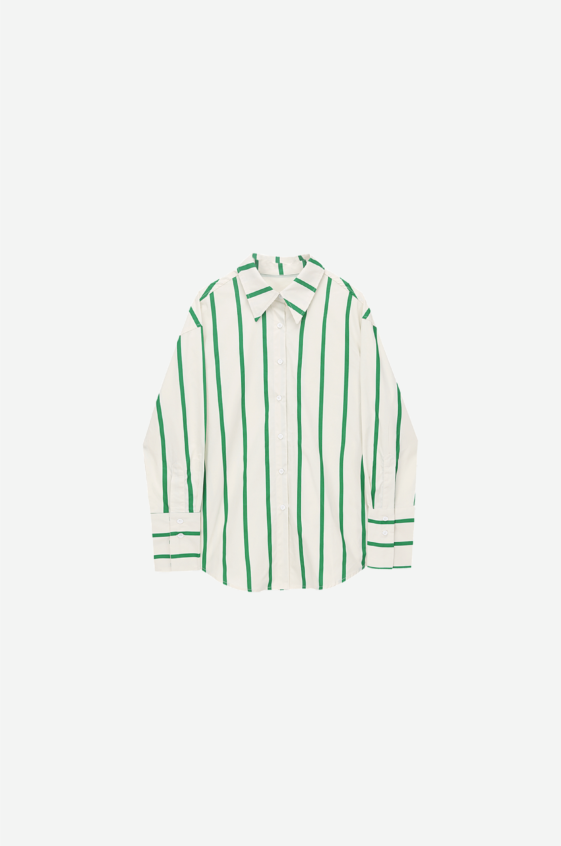 Voluminous Fresh Stripe Shirt