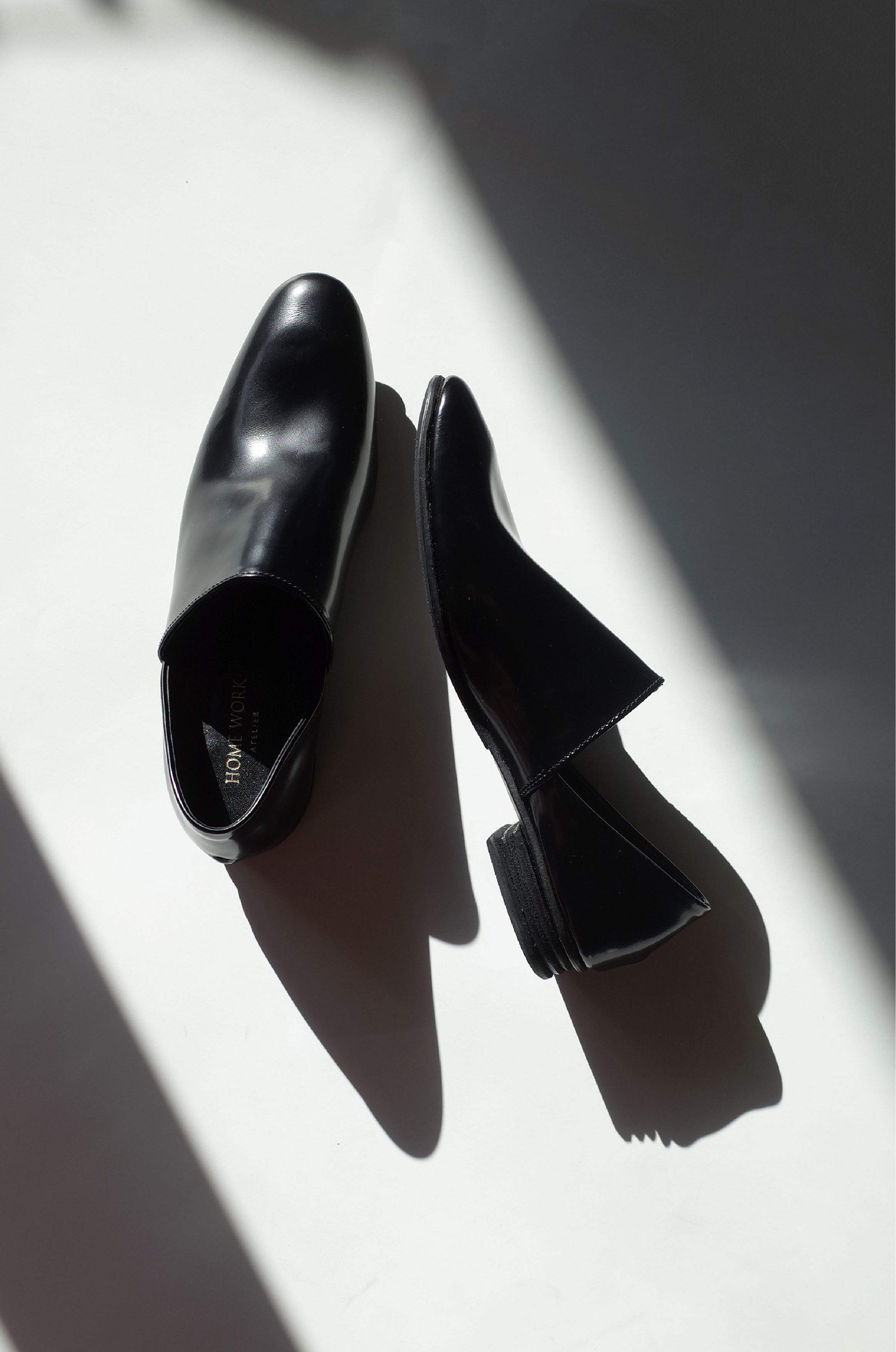 ・ Reserved items ・ Craftsman Made Leather 100% Ribbon Flats (Black)