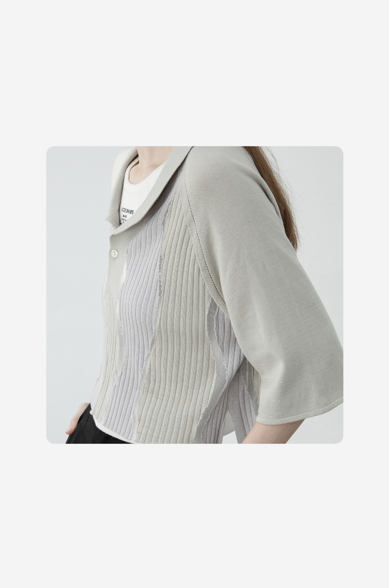 Wave By-color Polo Knit