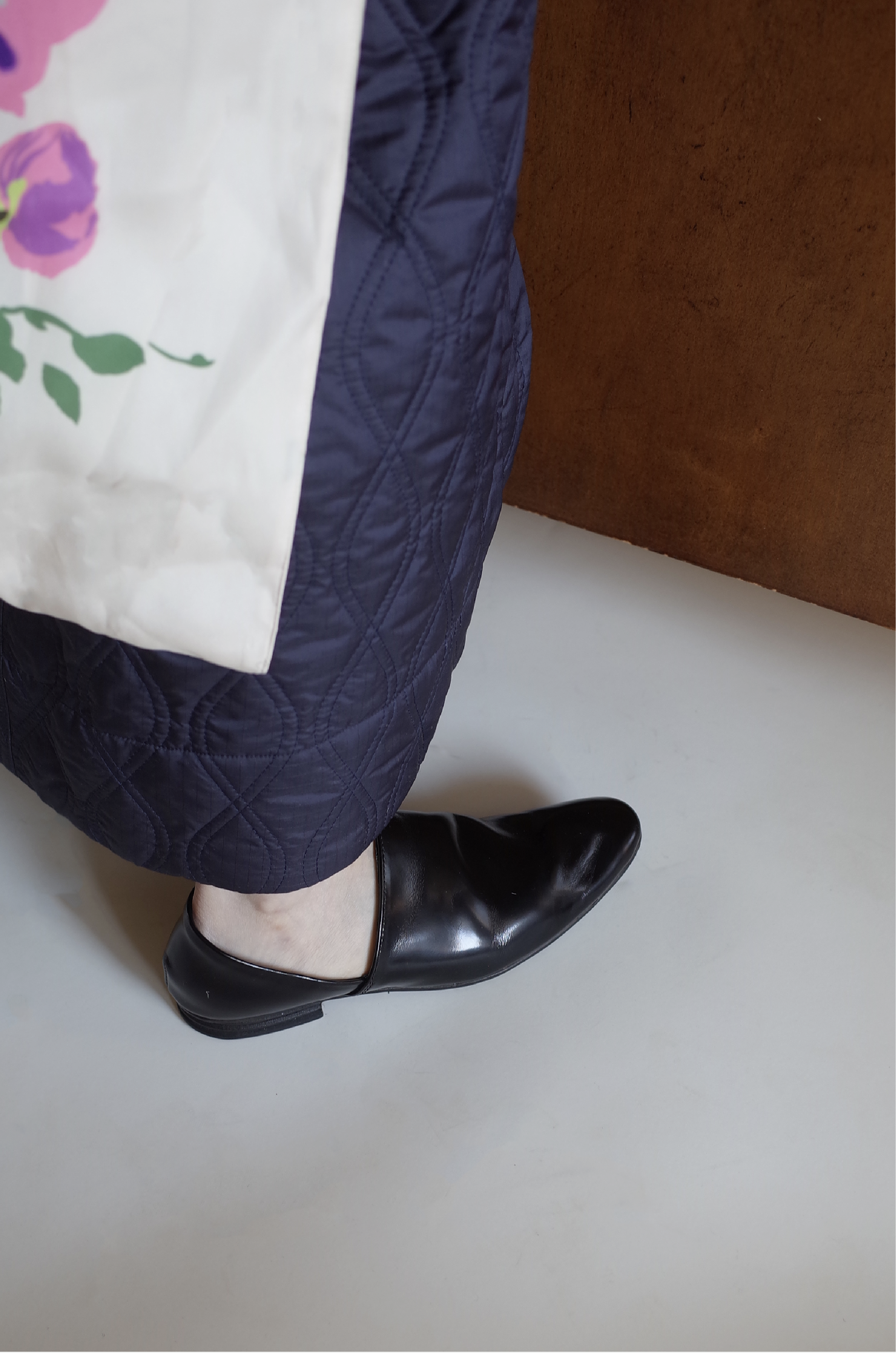 ・ Reserved items ・ Craftsman Made Leather 100% Ribbon Flats (Black)