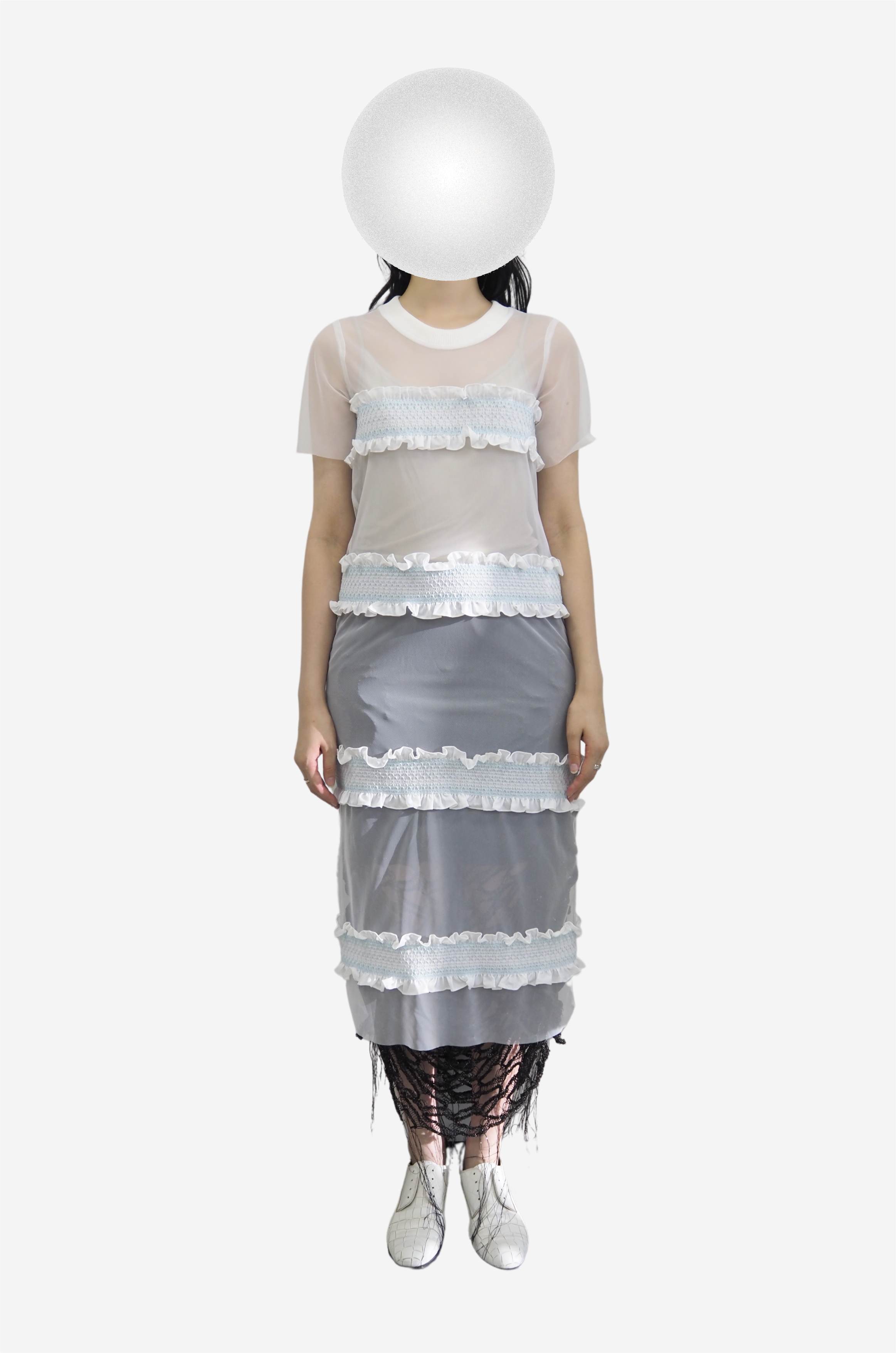 Smocking Tulle Dress