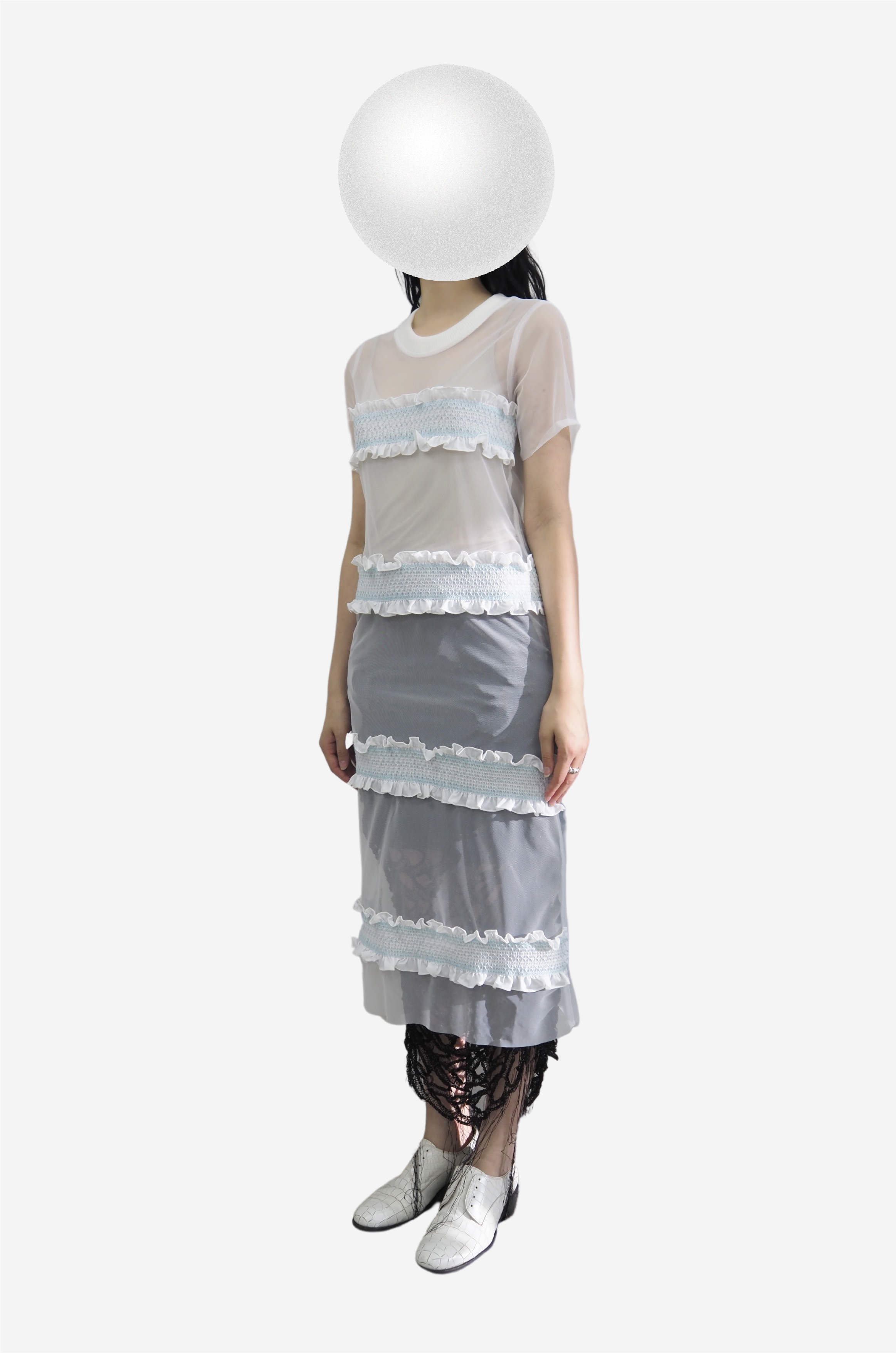 Smocking Tulle Dress