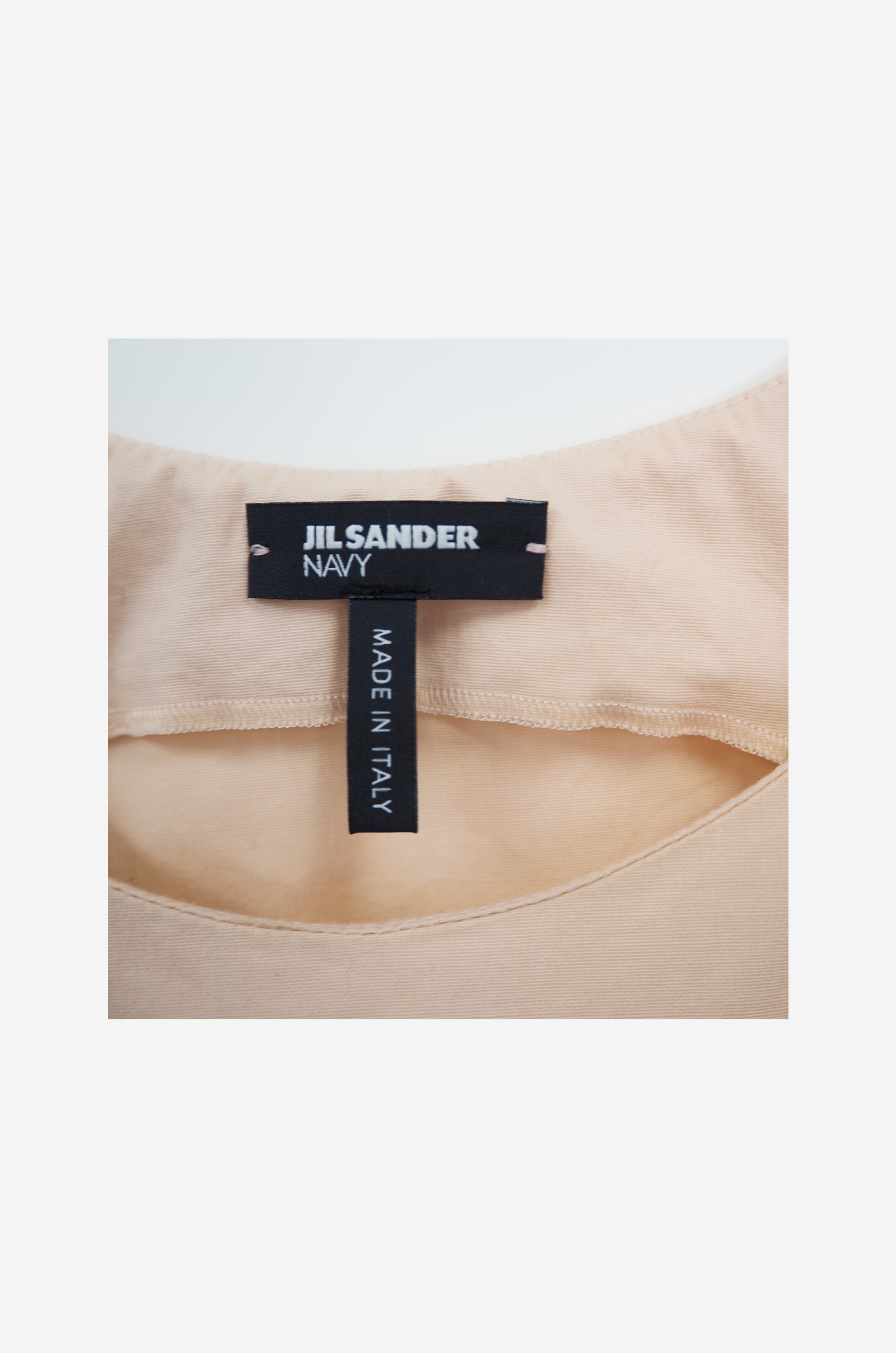 Archives Room: JIL SANDER NAVY No Sleeves Top