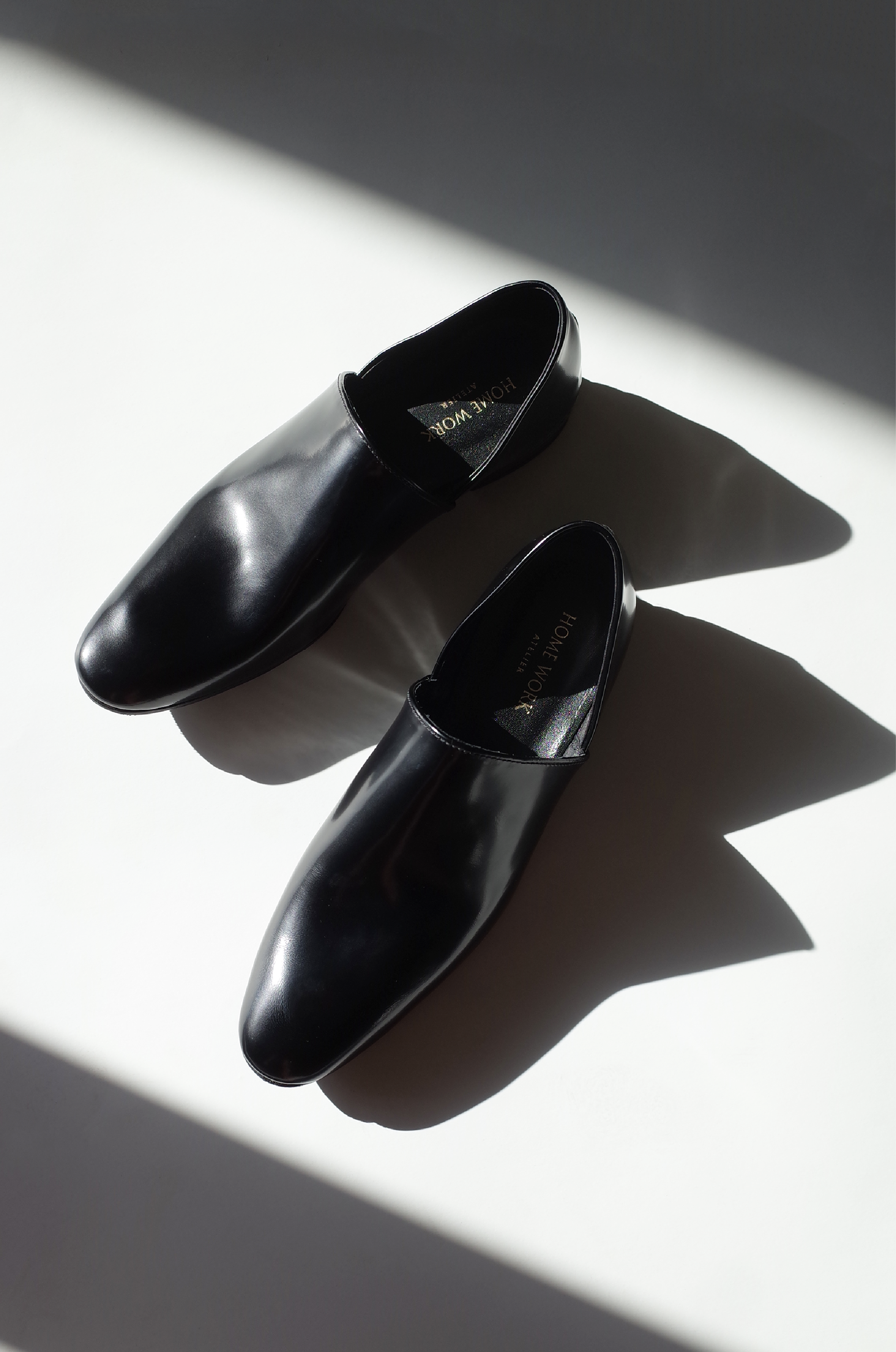 ・ Reserved items ・ Craftsman Made Leather 100% Ribbon Flats (Black)