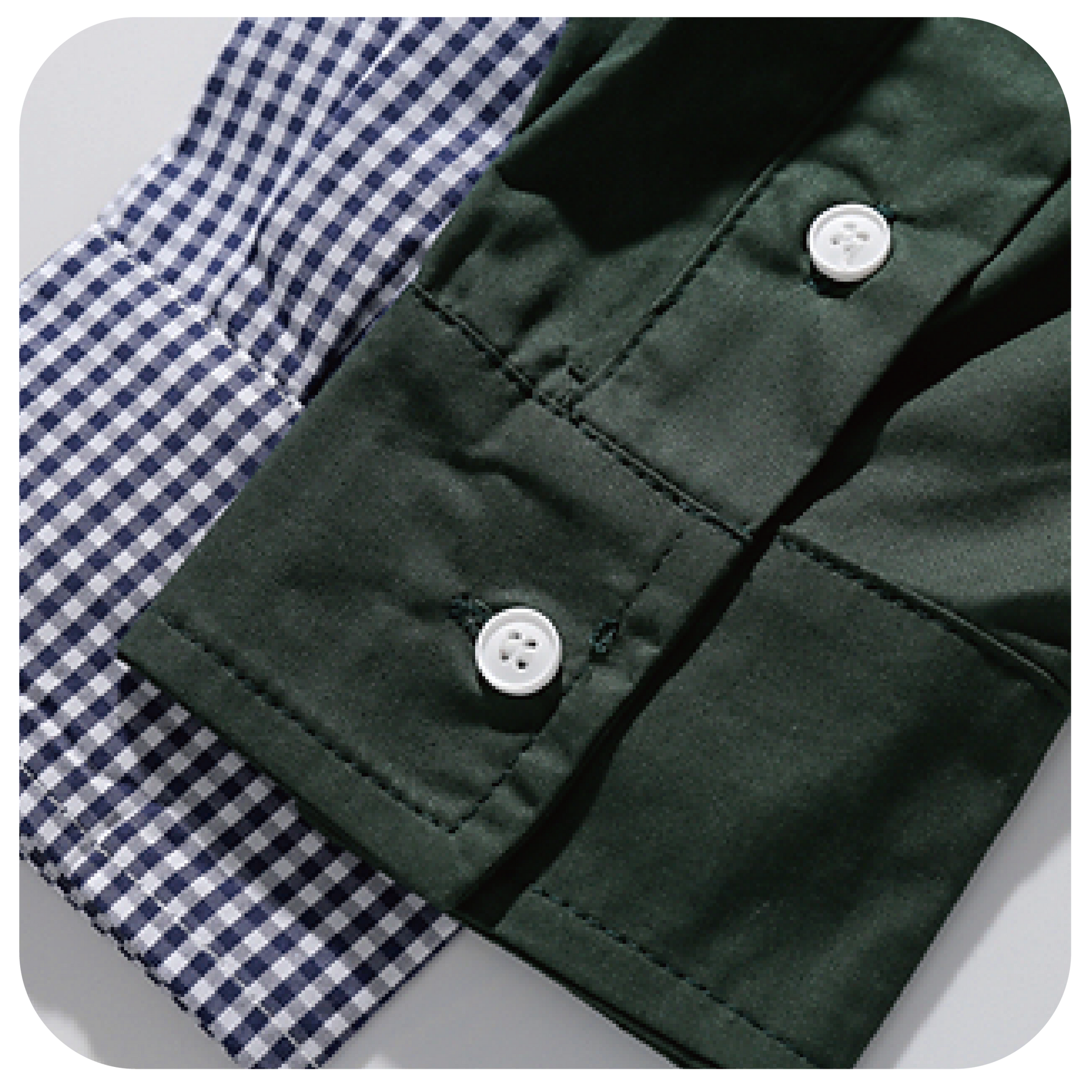 Check Patch Block Shirt