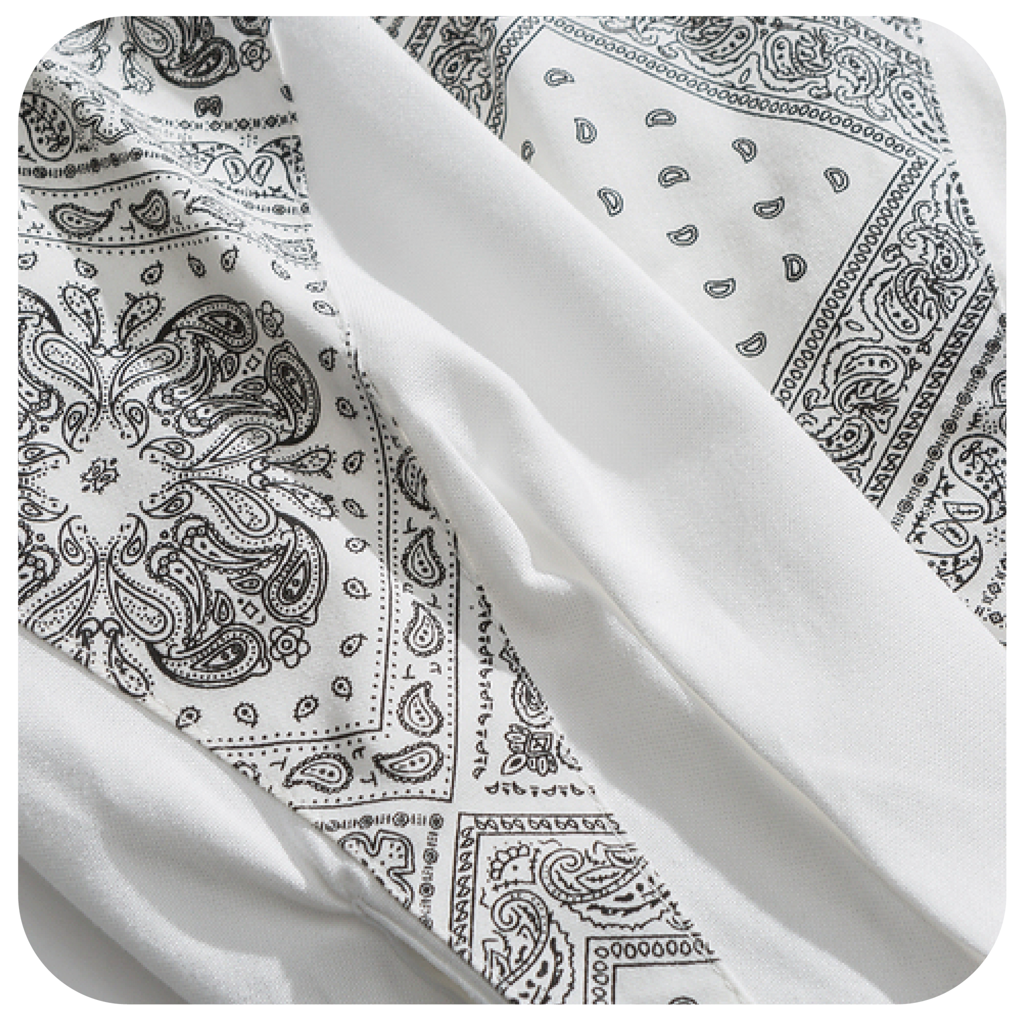 Pattern Print Sleeves Shirt