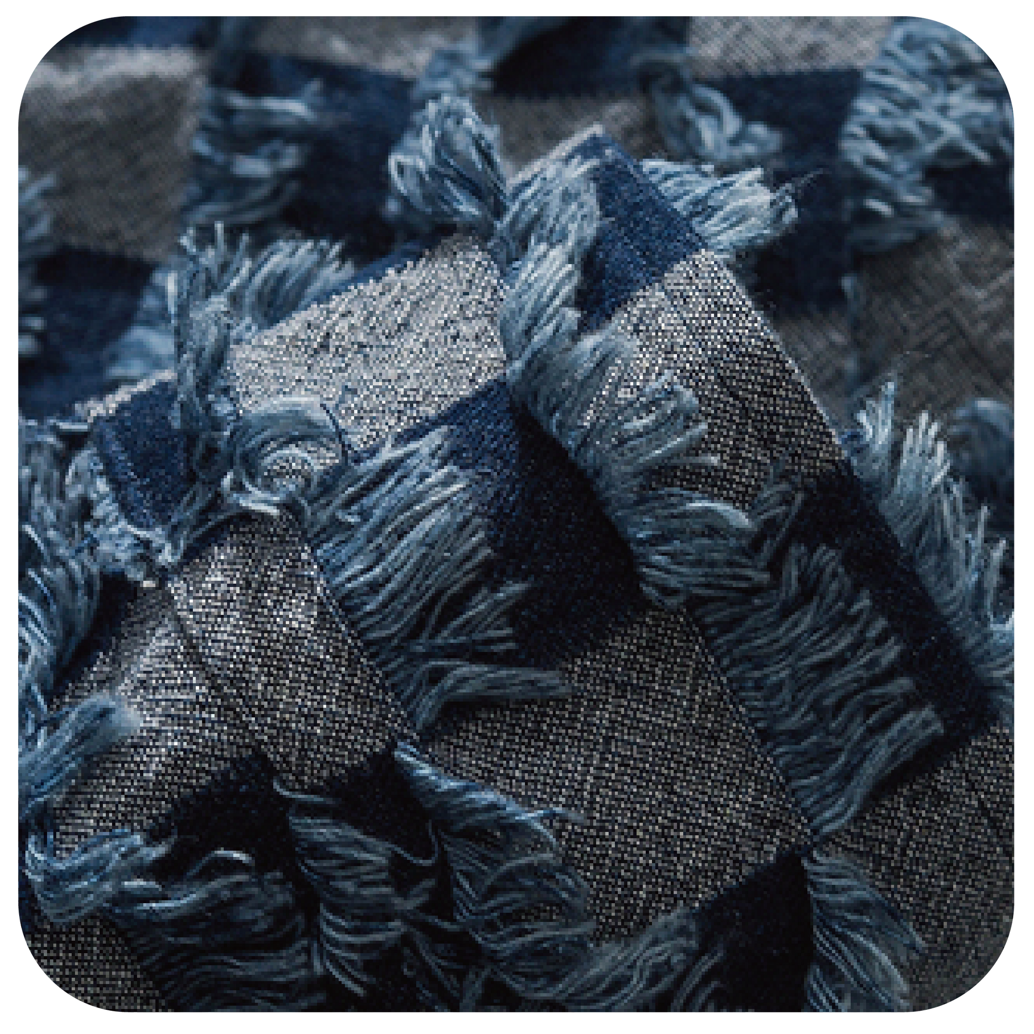 Block Stitching Tassel Denim Jacket