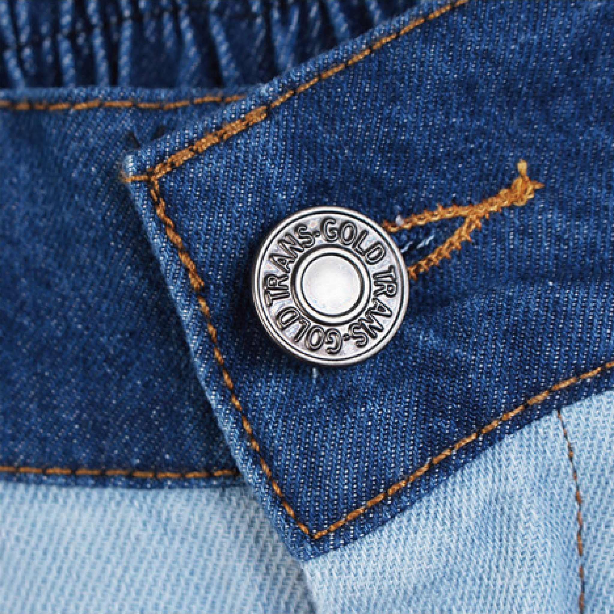 Cloth Patch Denim Skirt