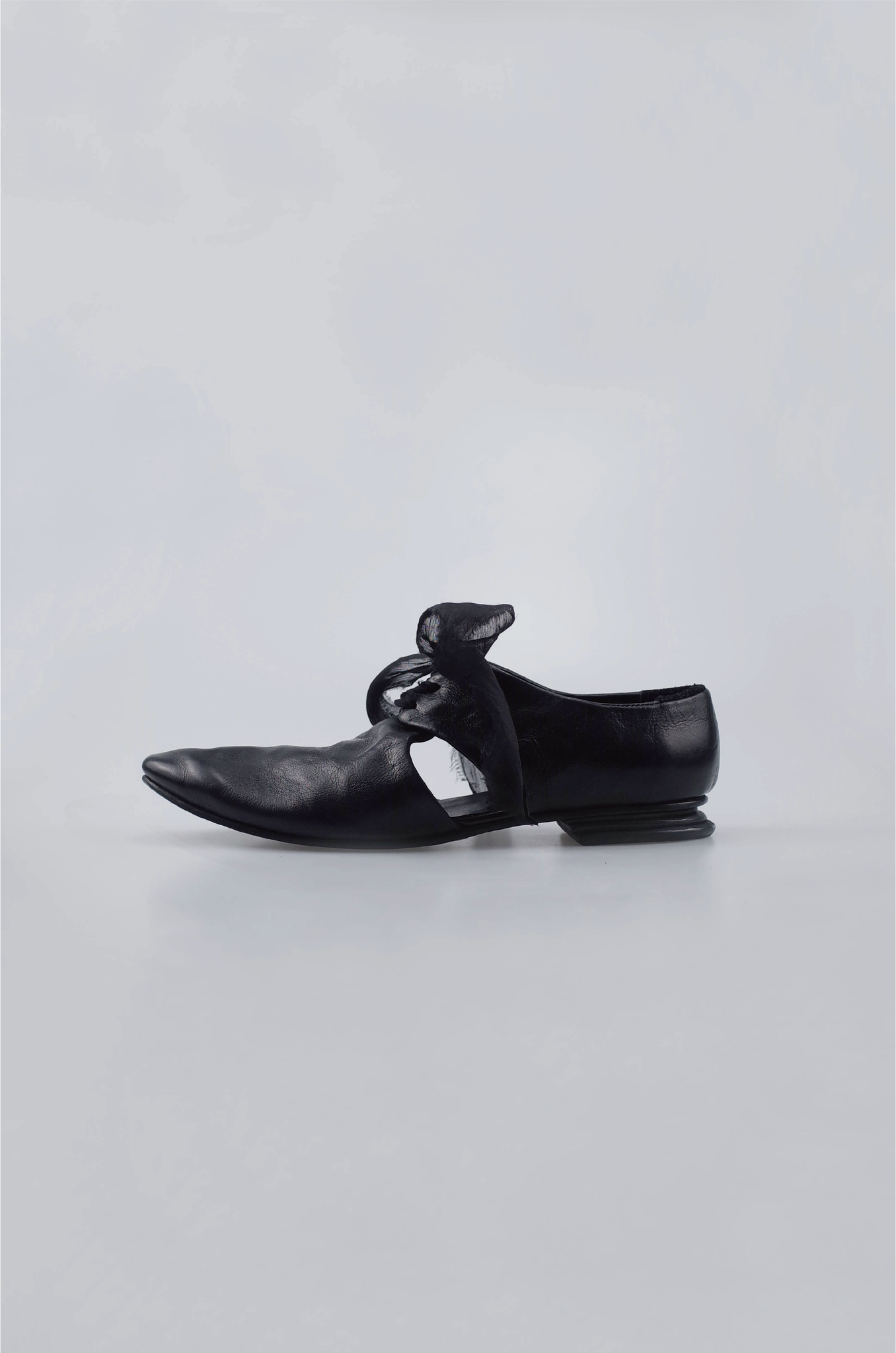 ・ Reserved items ・ Craftsman Made Leather 100% Ribbon Flats (Black)