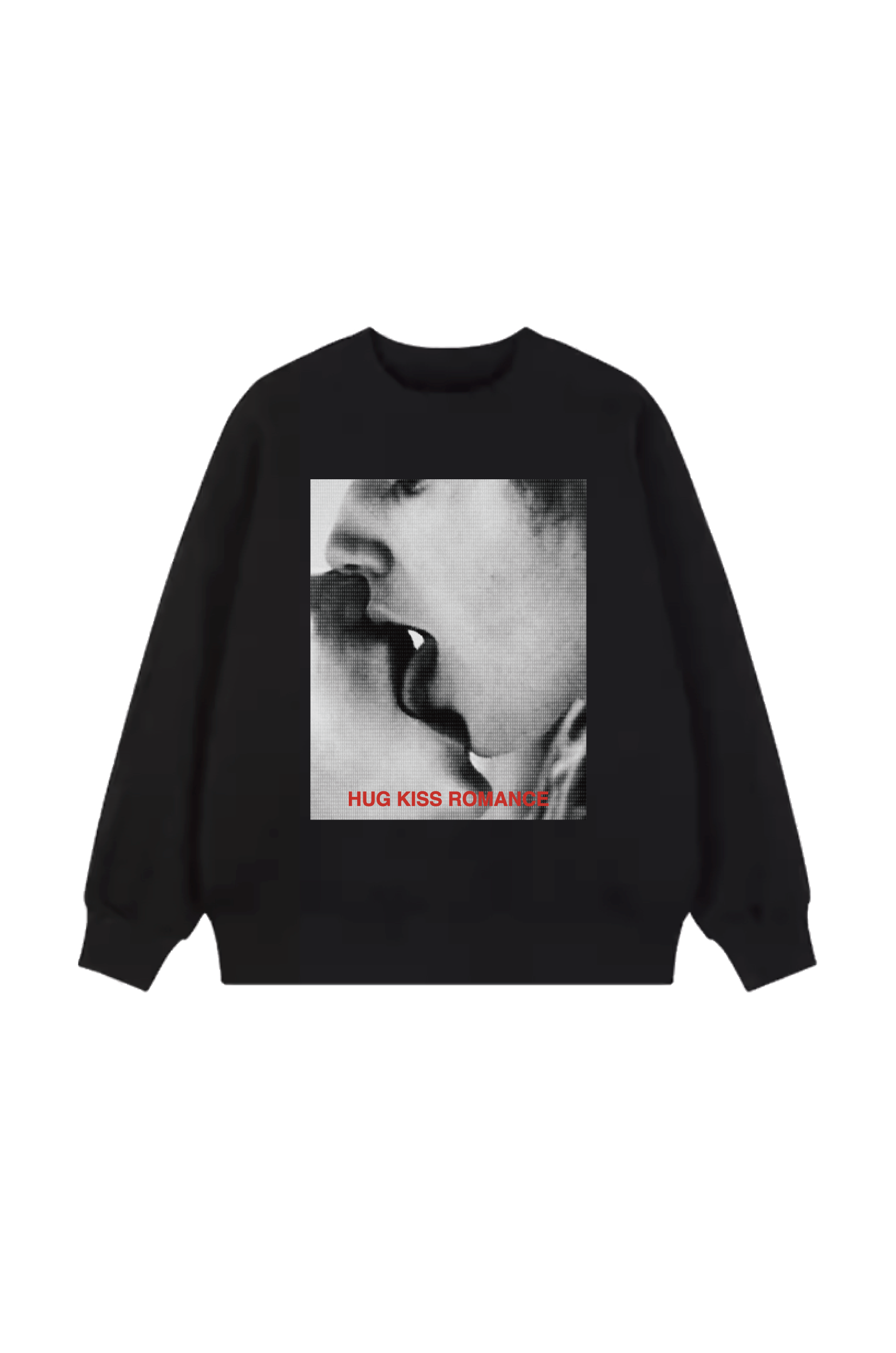 PRE ORDER / HUG KISS ROMANCE 'KISS' Sweater BK