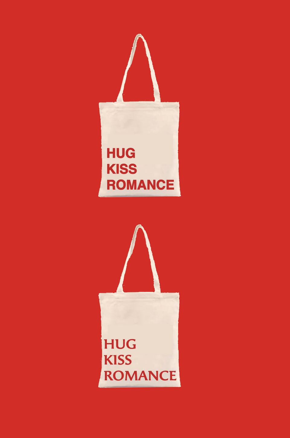 PRE ORDER / HUG KISS ROMANCE 'Logo Slogan' Sweater BG